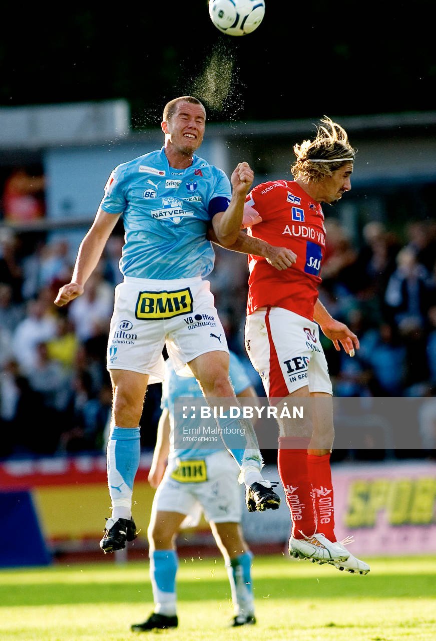 Daniel Andersson, MFF och César Sántin, Kalmar