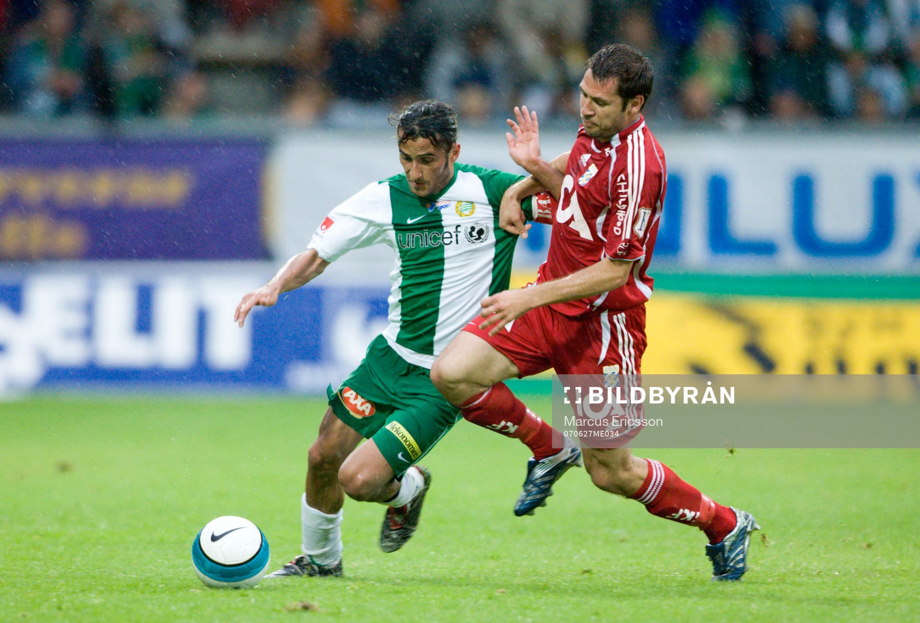 Erkan Zengin, Hammarby,  och Stefan Selakovic, Göteborg