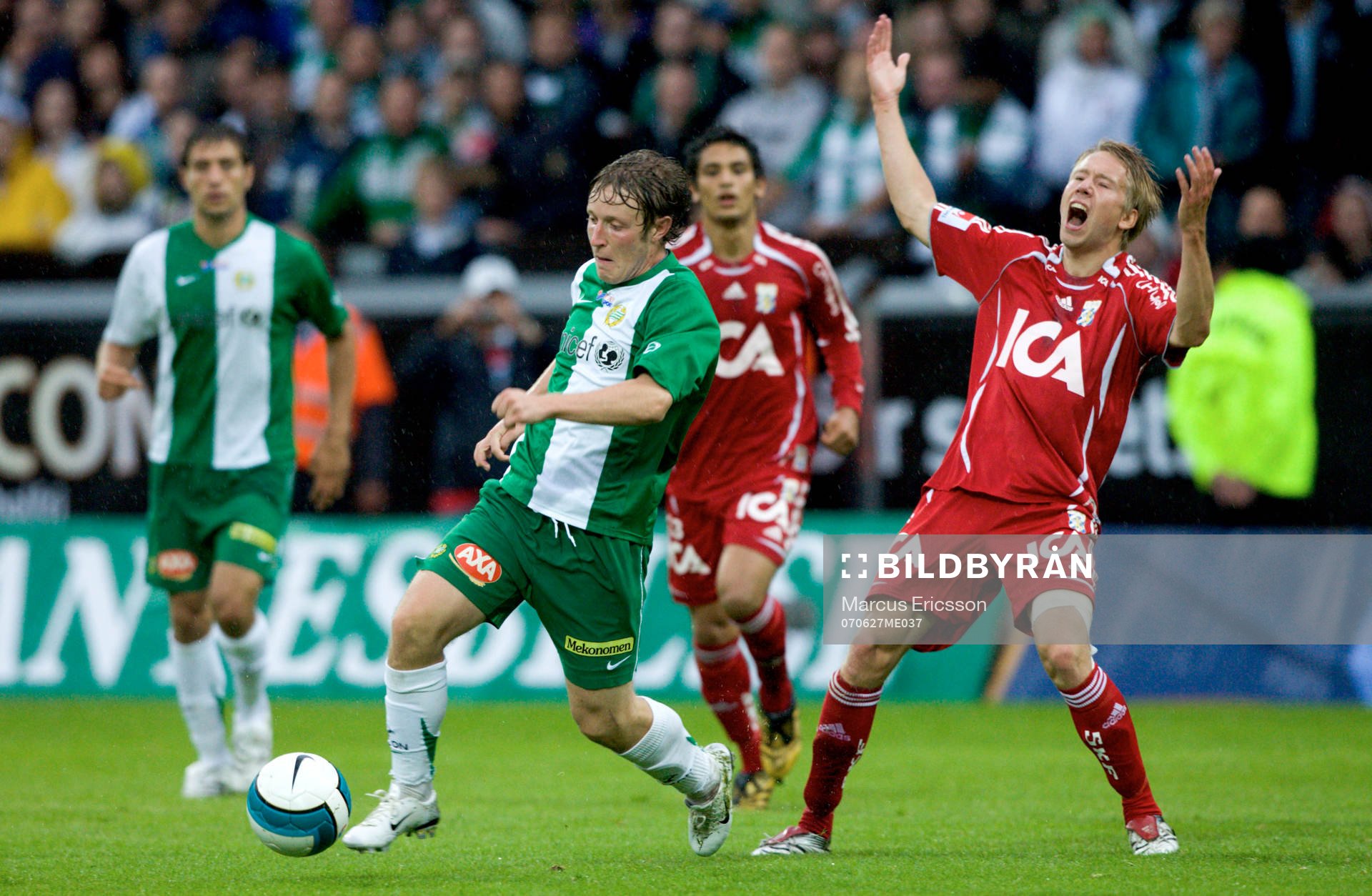 Haris Laitinen, Hammarby, och Adam Johansson, Göteborg