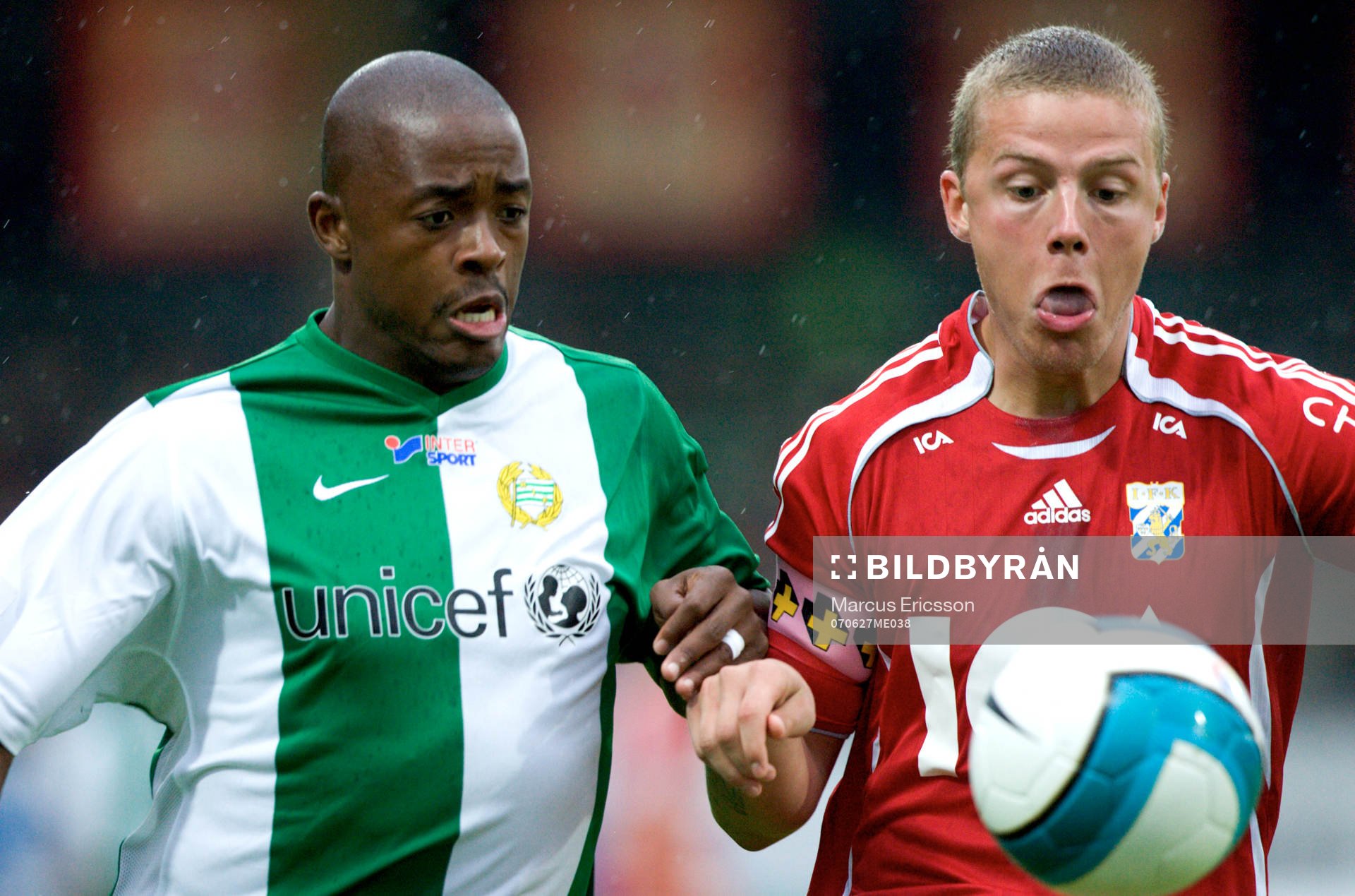 Nkosinathi Nhleko, Hammarby, och Ragnar Sigurdsson,