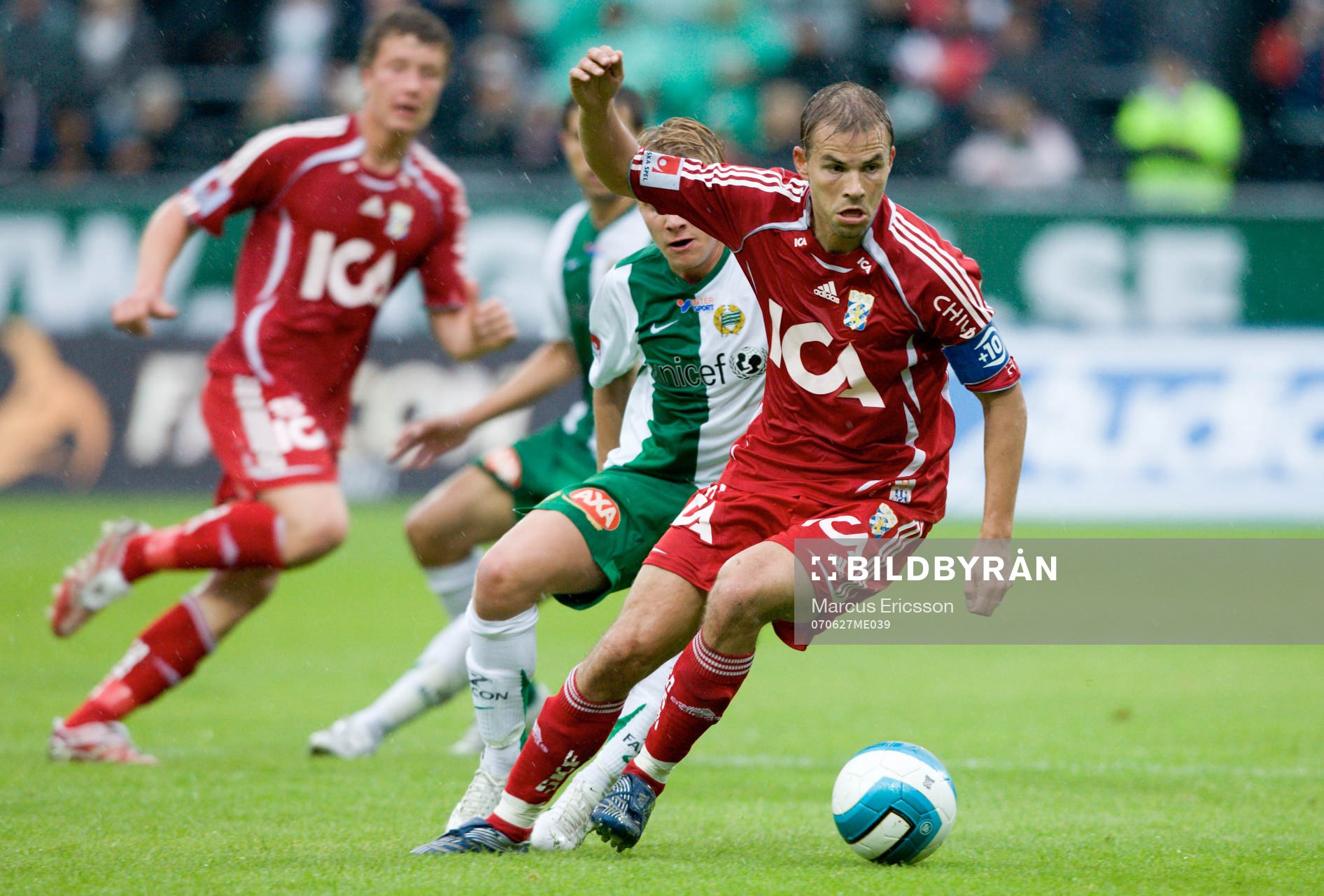 Niclas Alexandersson,  Göteborg, vänder upp