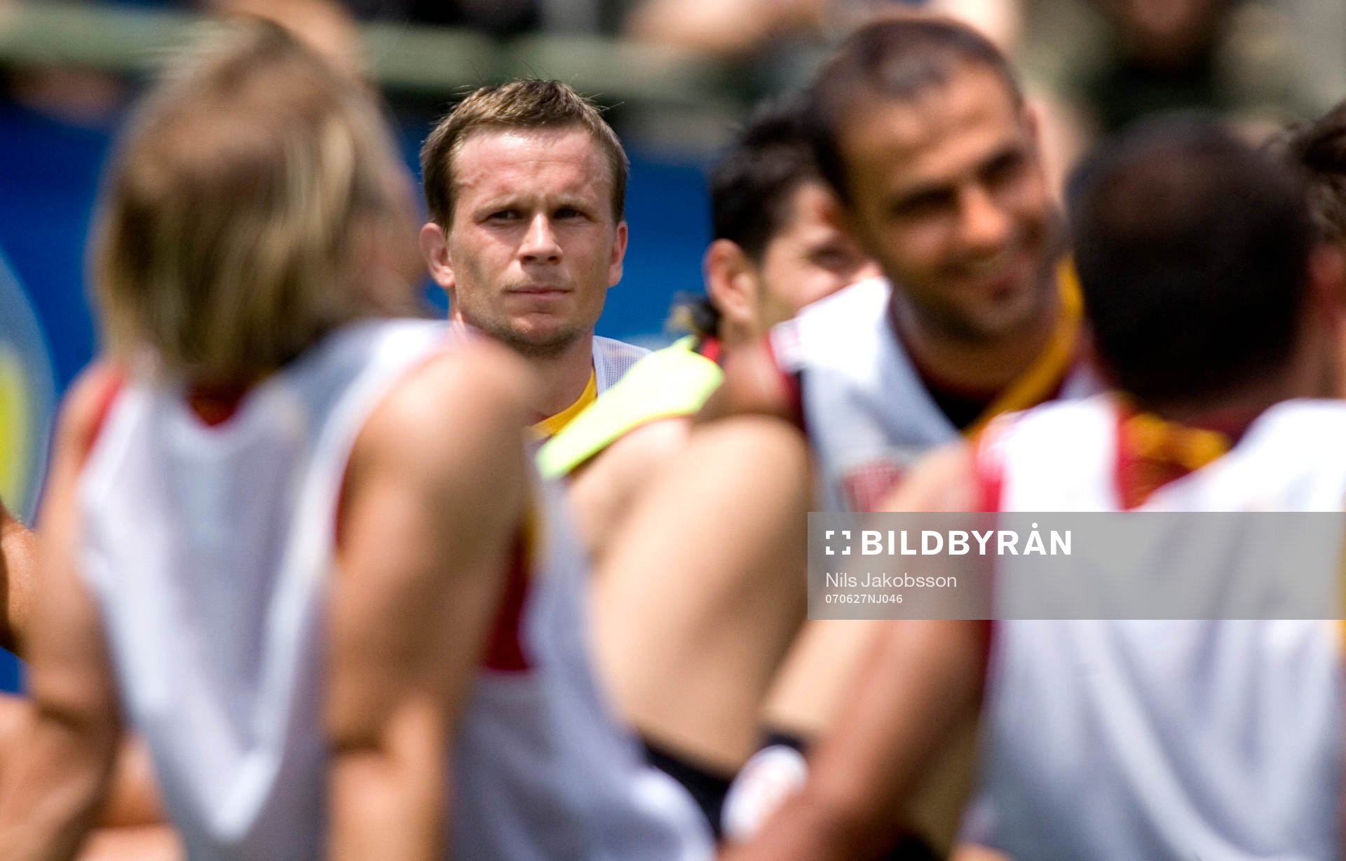 Tobias Linderoth första träningen i Galatasaray