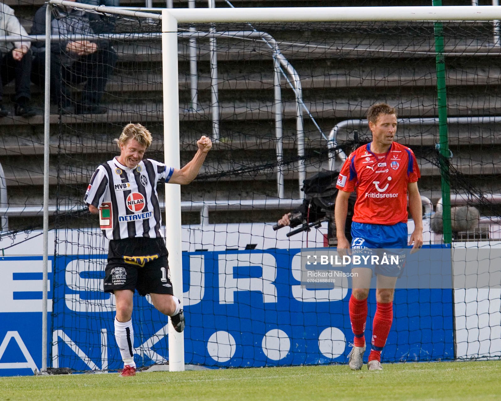 Håkan Söderstjerna, Landskrona, jubel och Erik Wahlstedt,