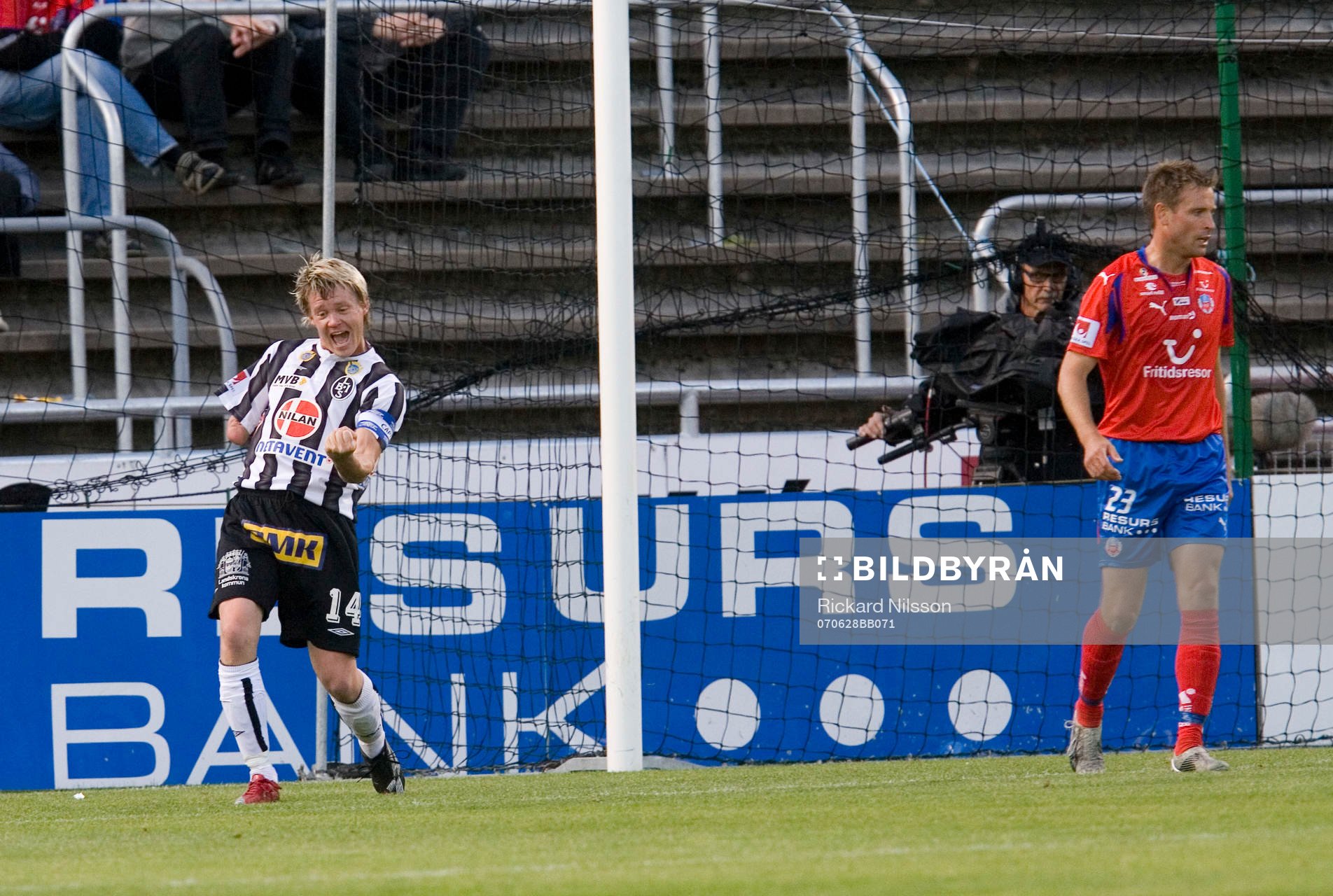 Håkan Söderstjerna, Landskrona, jubel och Erik Wahlstedt,