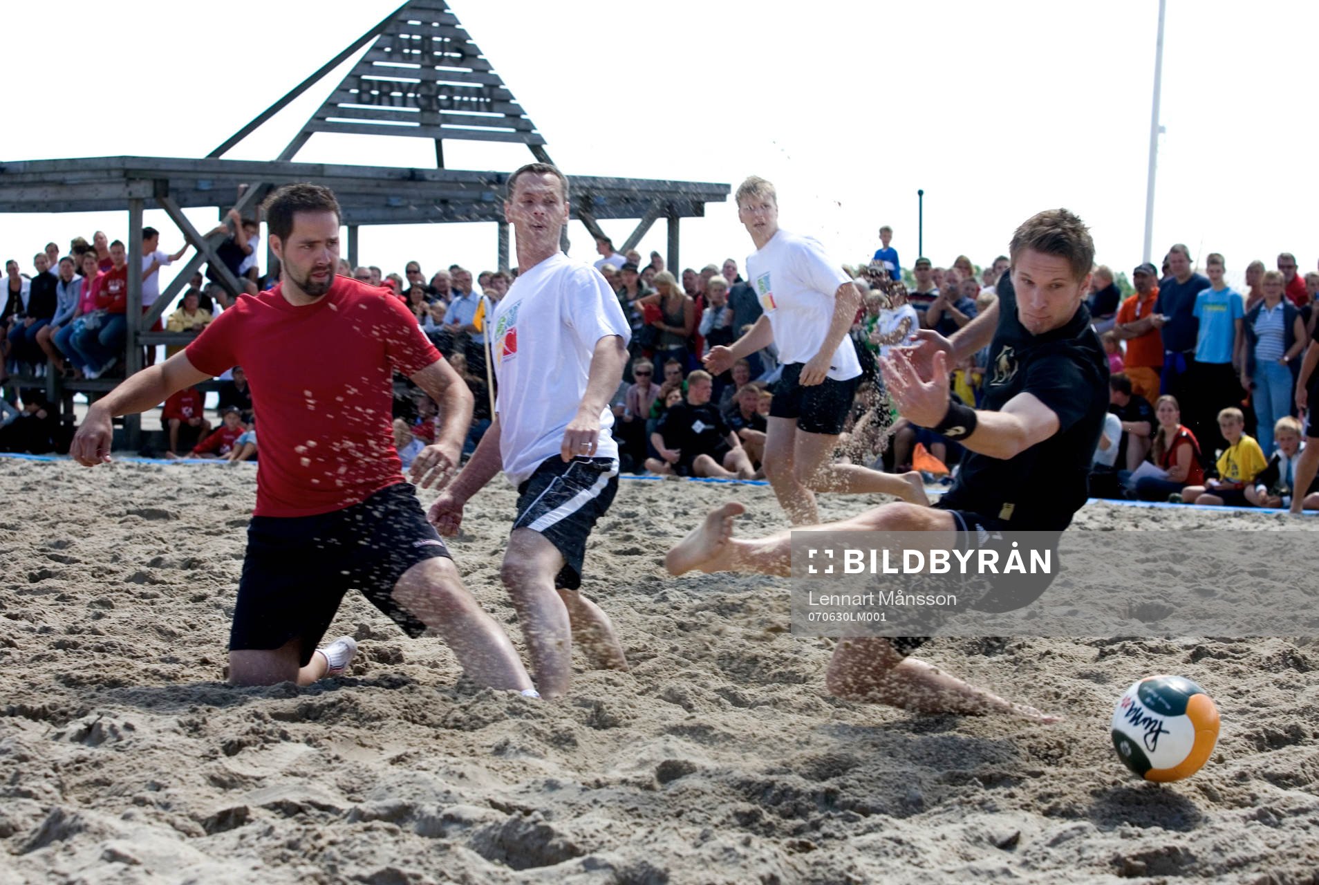 Fotboll, Beach soccer, Ovesholm with Friends -