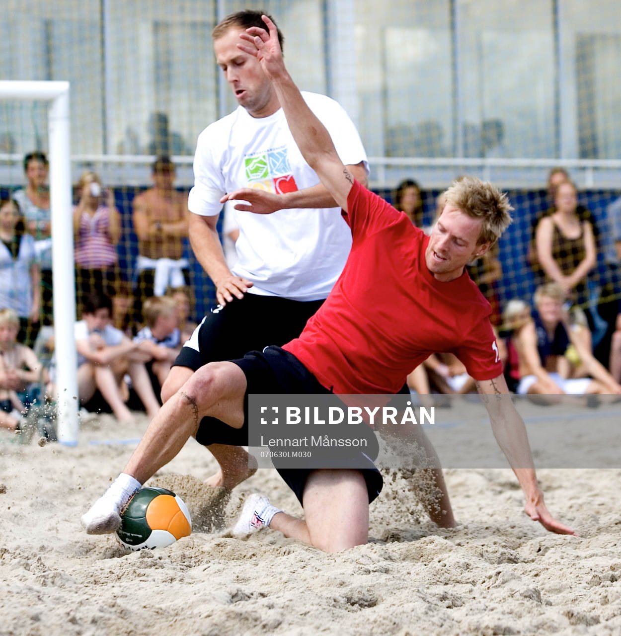 Fotboll, Beach soccer, Ovesholm with Friends -