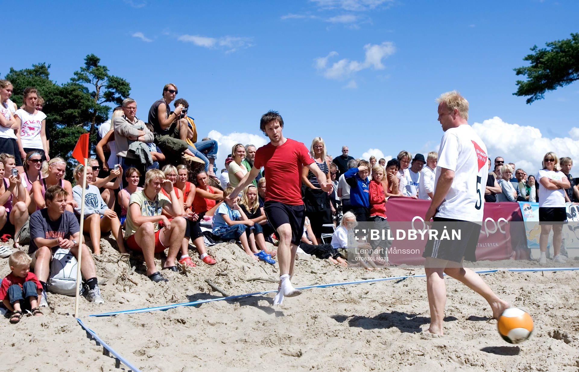 Fotboll, Beach soccer, Ovesholm with Friends -