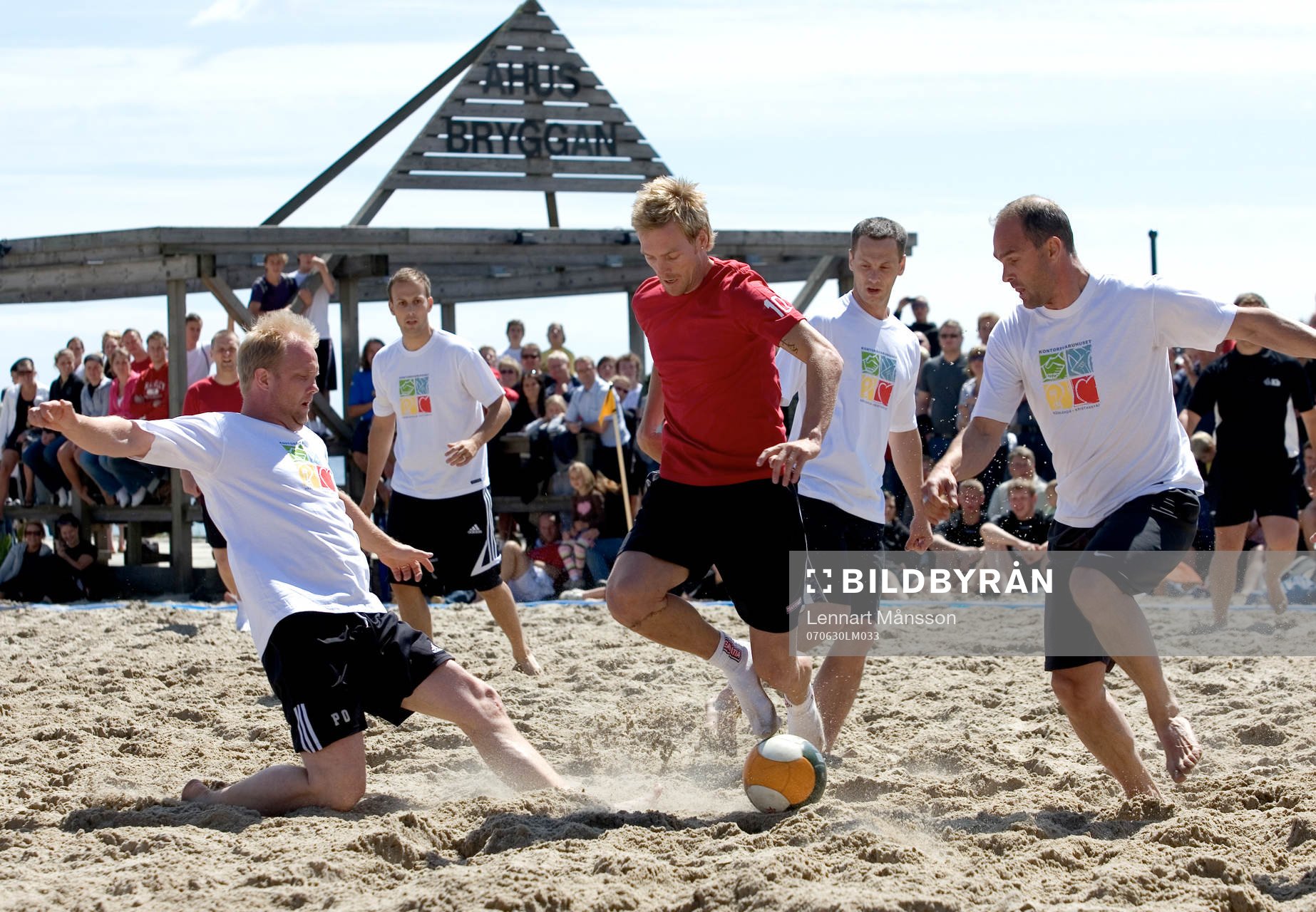Fotboll, Beach soccer, Ovesholm with Friends -