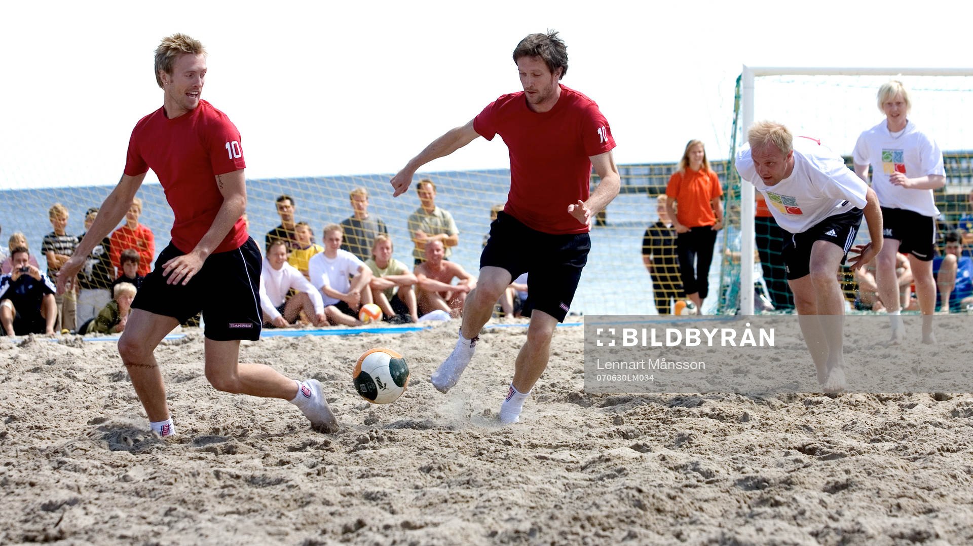Fotboll, Beach soccer, Ovesholm with Friends -