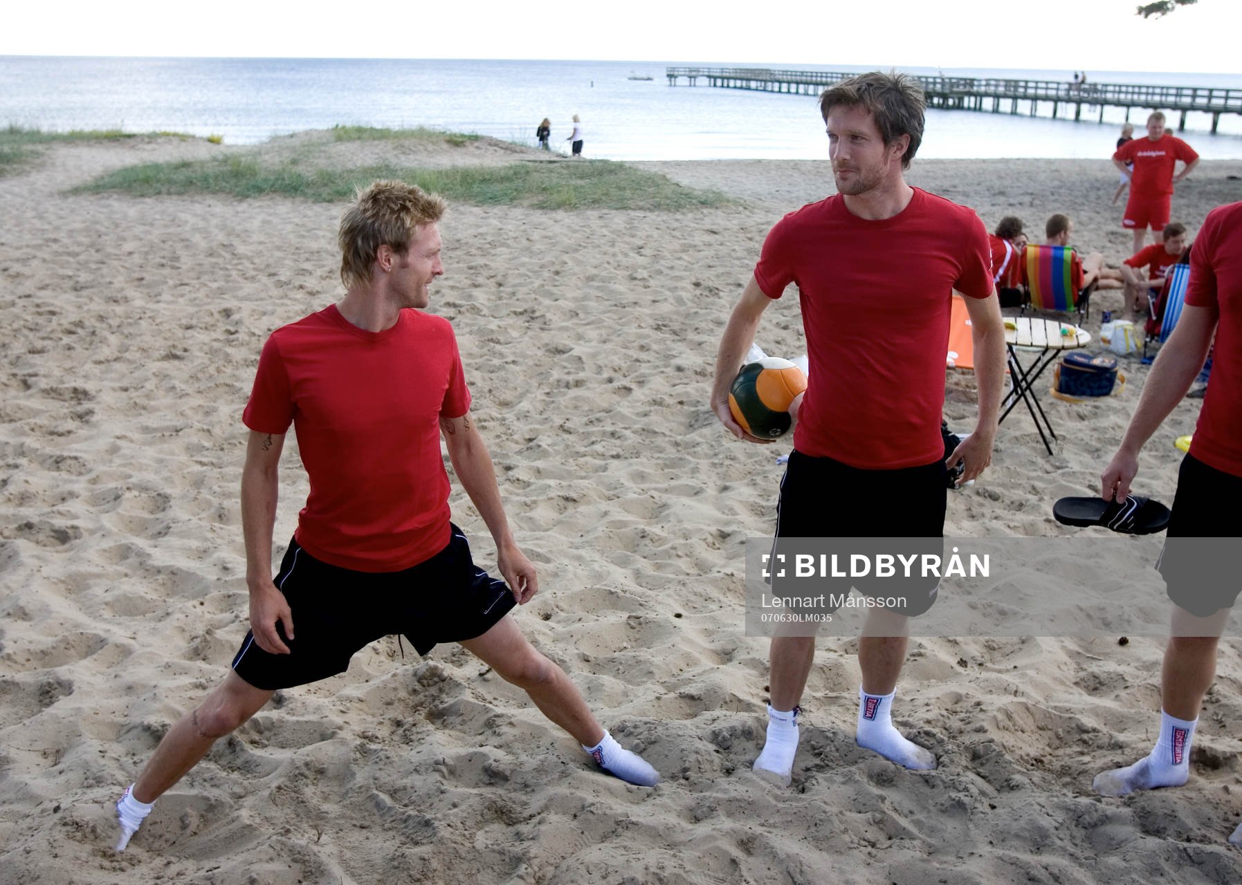 Fotboll, Beach soccer, Ovesholm with Friends -