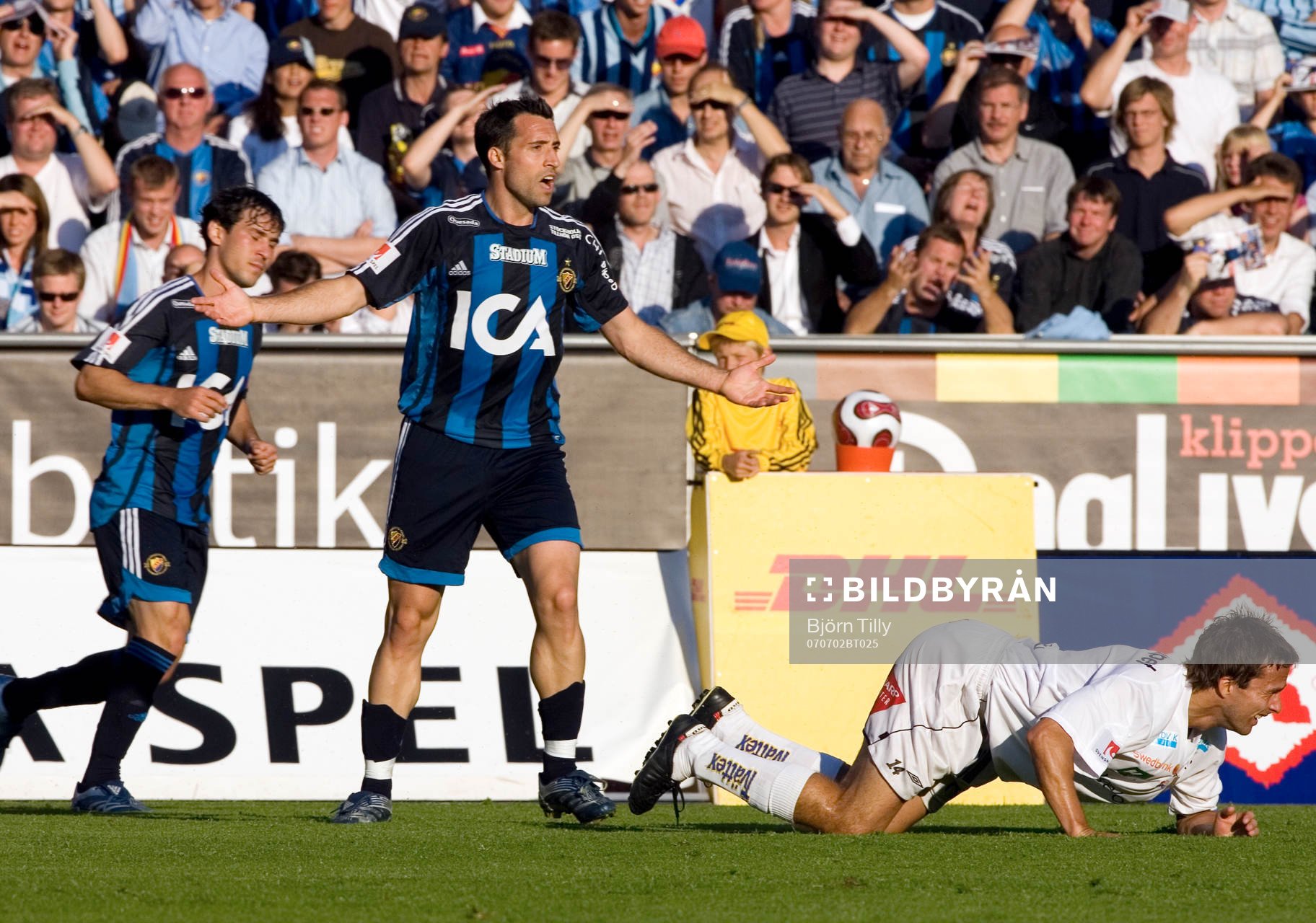  Matias Concha, Djurgården och Mathias Woxlin, Gefle.