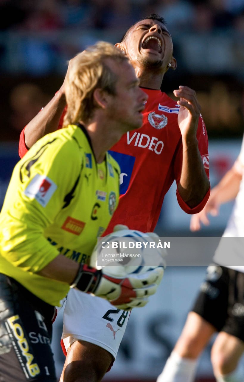  Ari Da Silva Ferreira, Kalmar och Peter Westman, målvakt, Örebro