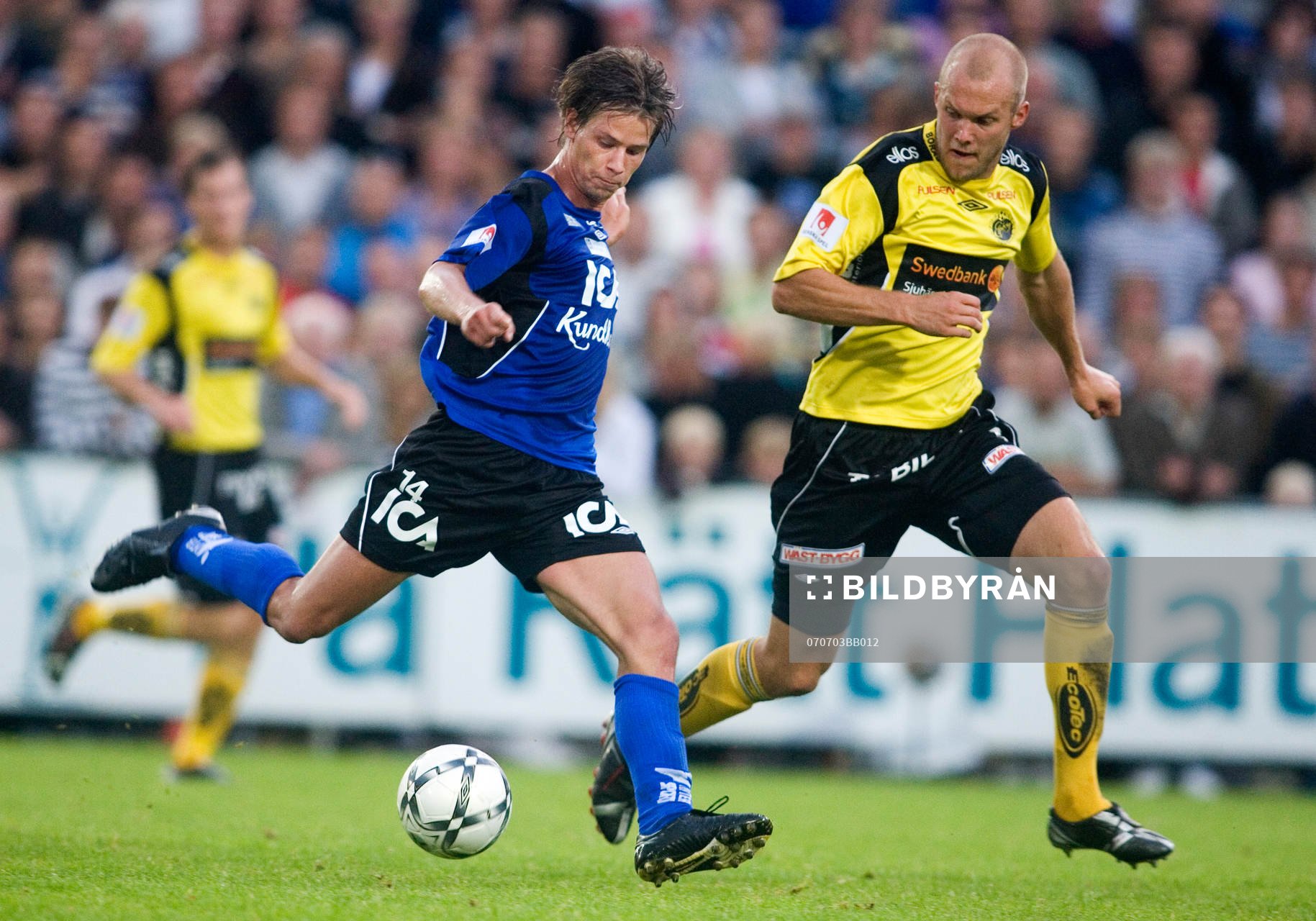 Dusan Djuric, Halmstad och Samuel Holmén, Elsfborg