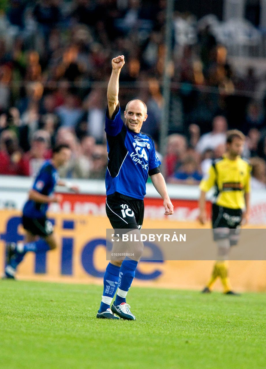 Magnus Arvidsson, Halmstad, jubel