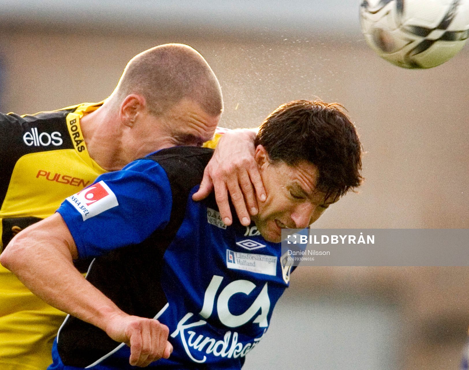 Mikael Rosén, Halmstad och Andreas Augustsson, Elfsborg