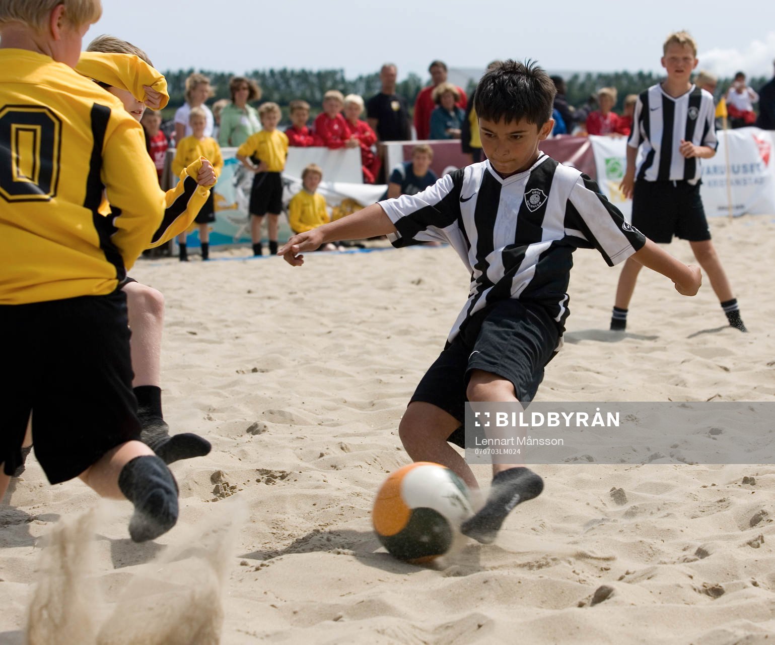 Fotboll, Beach soccer, pojkar, pojk