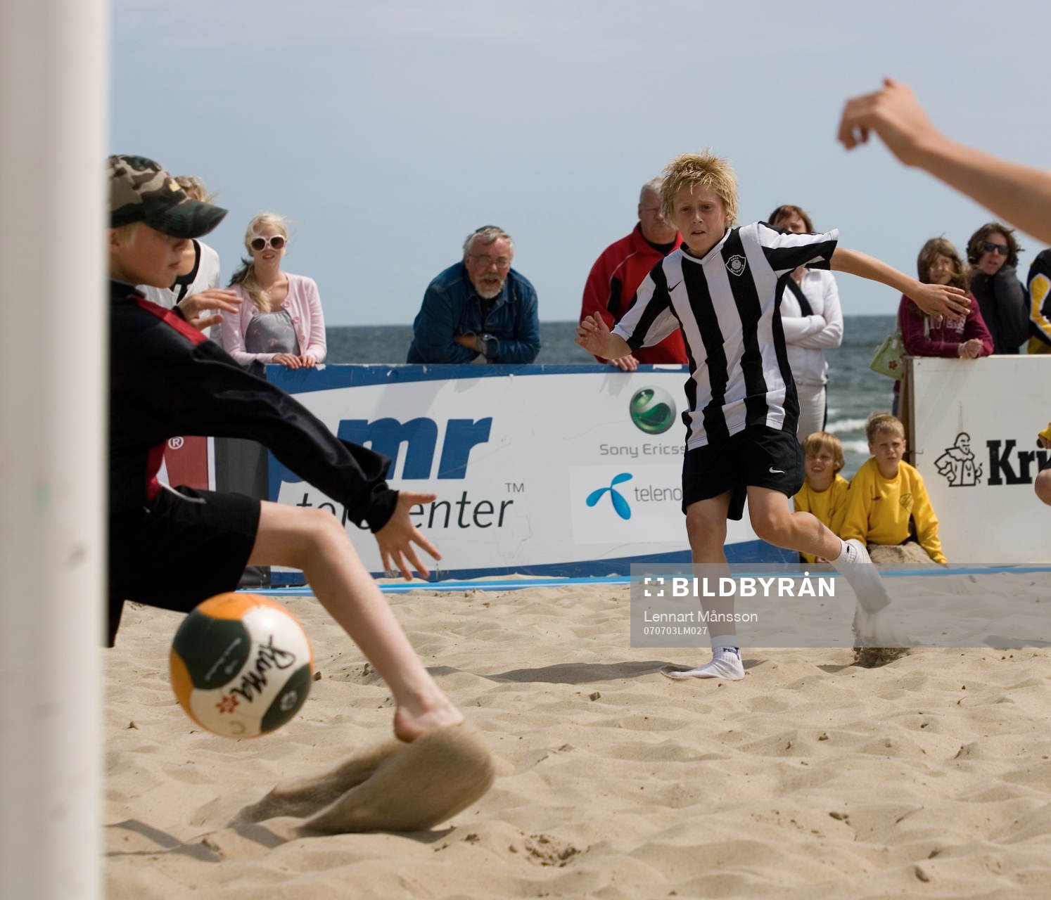 Fotboll, Beach soccer, pojkar, pojk