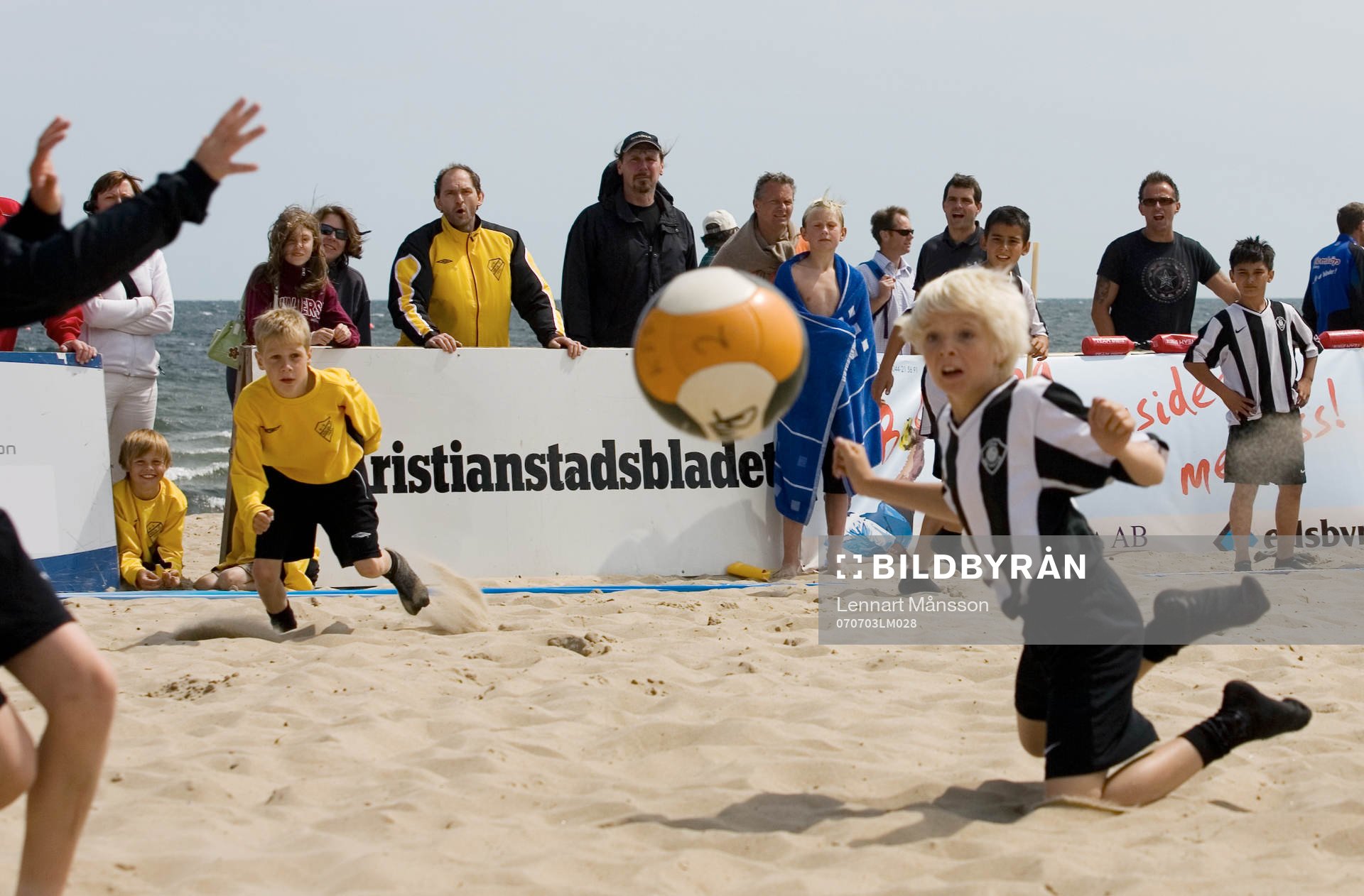Fotboll, Beach soccer, pojkar, pojk