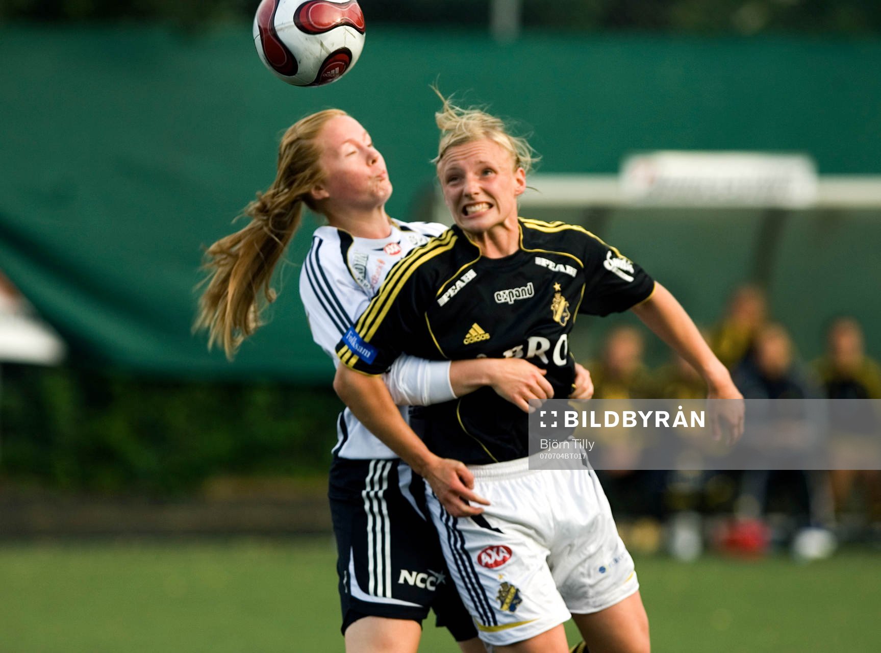 Nina Engström, Bälinge och Sofia Simonsson, AIK