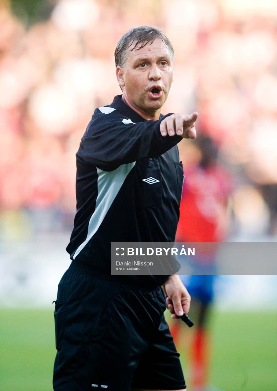 Fotboll, Allsvenskan, Åke Andreasson, domare