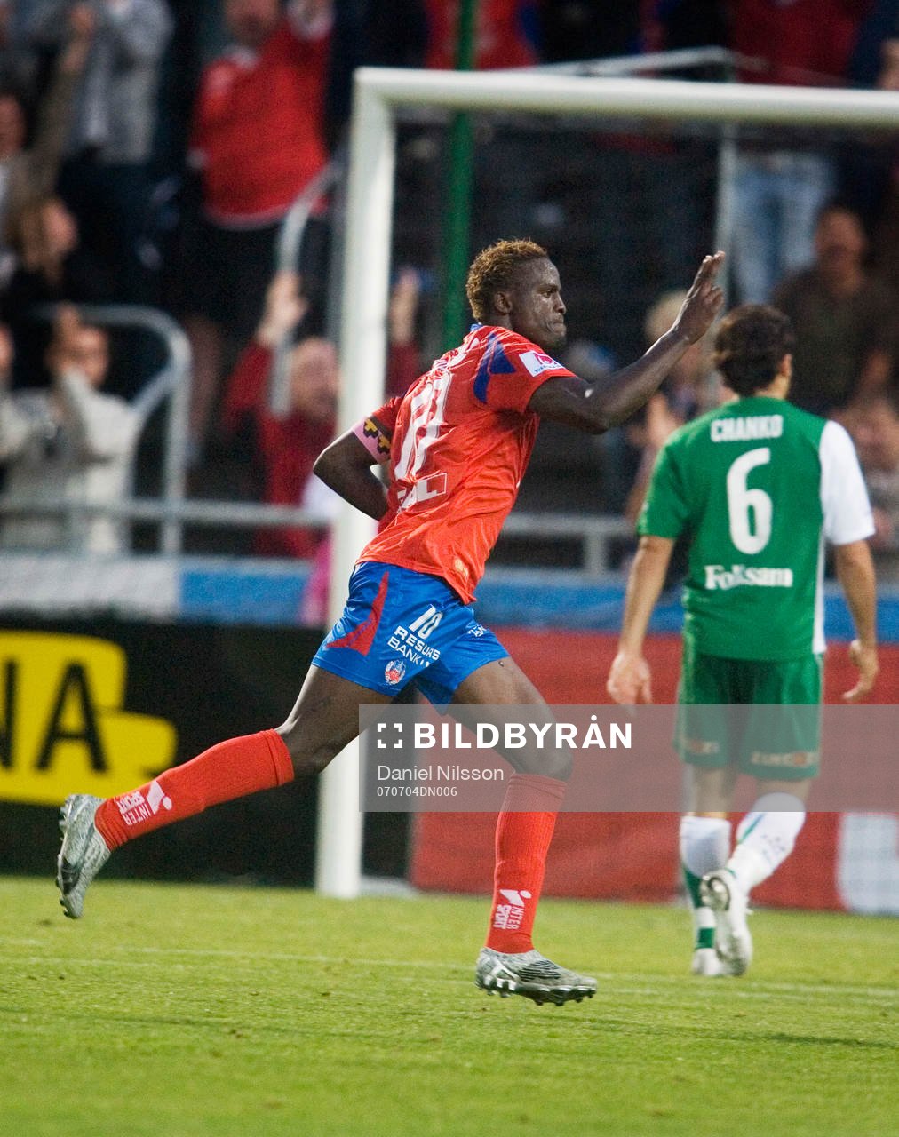 McDonald Mariga, Helsingborg, jubel