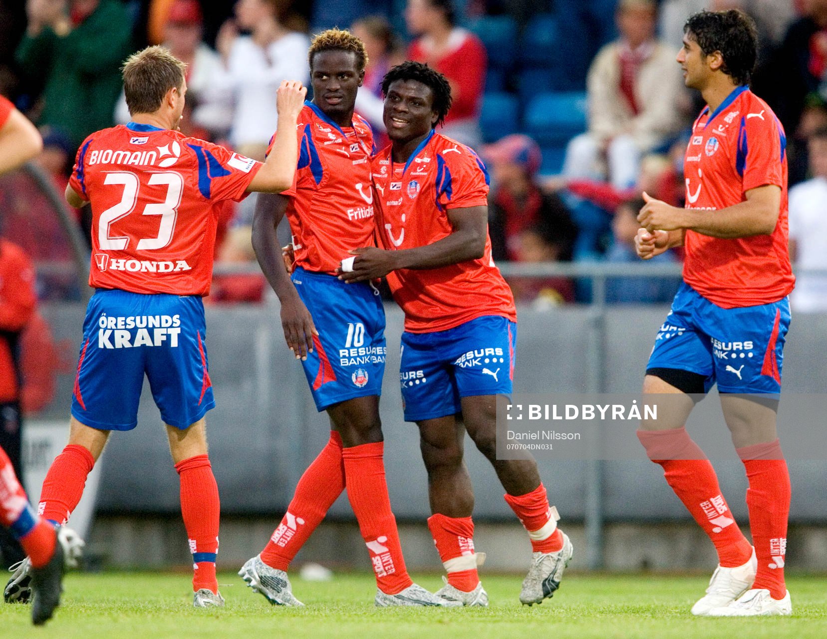 Erik Wahlstedt, McDonald Mariga, Razak Omotoyossi och Babis