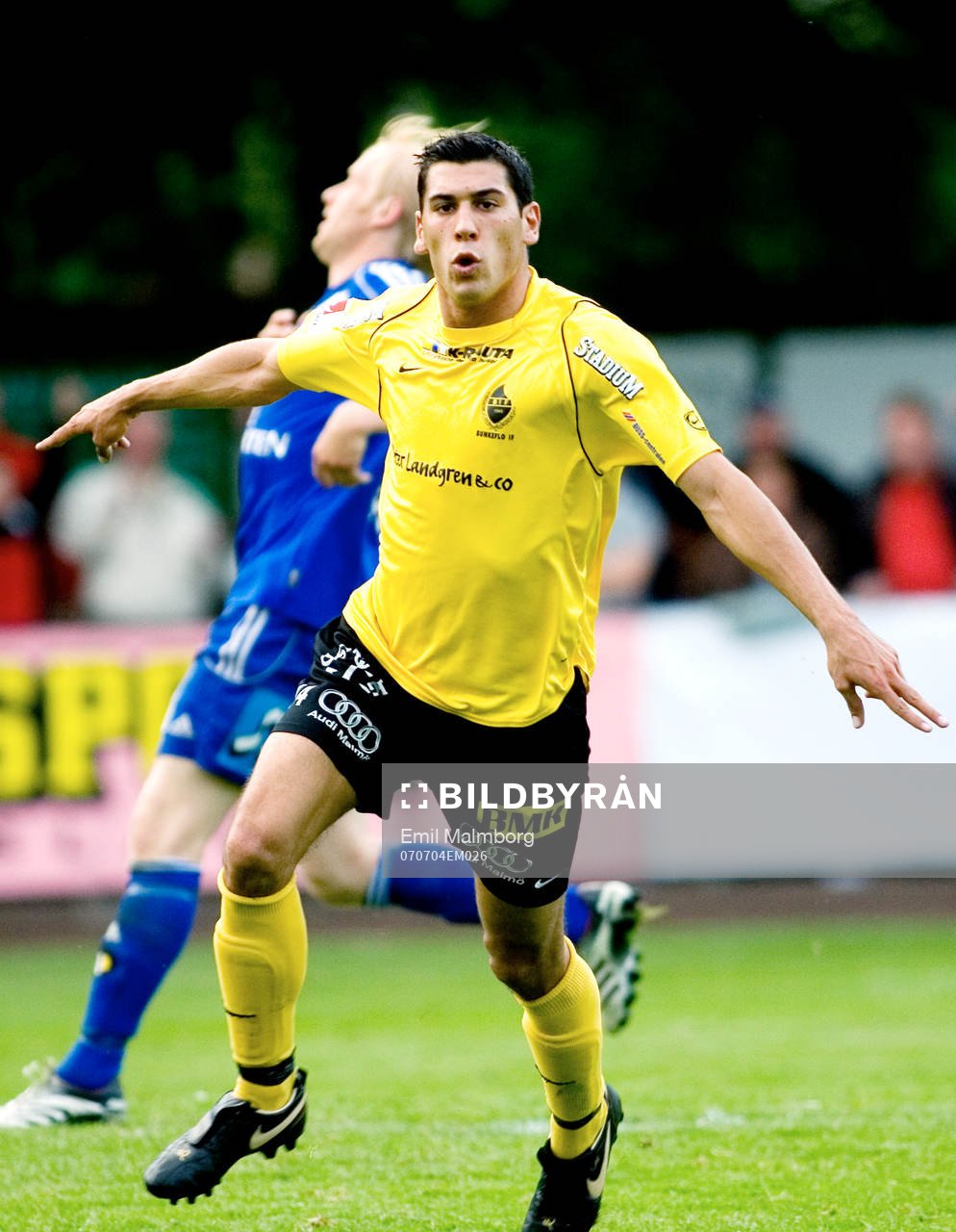 Ken Hansson, Bunkeflo gör 2-0. Jubel