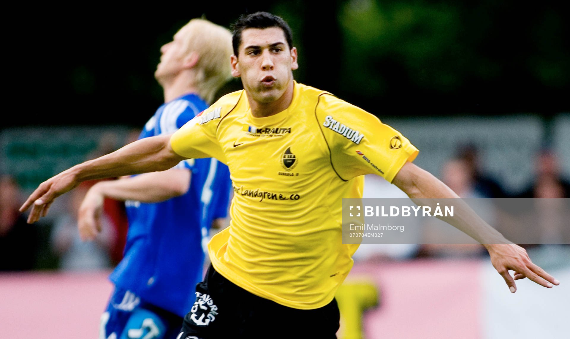 Ken Hansson, Bunkeflo gör 2-0. Jubel