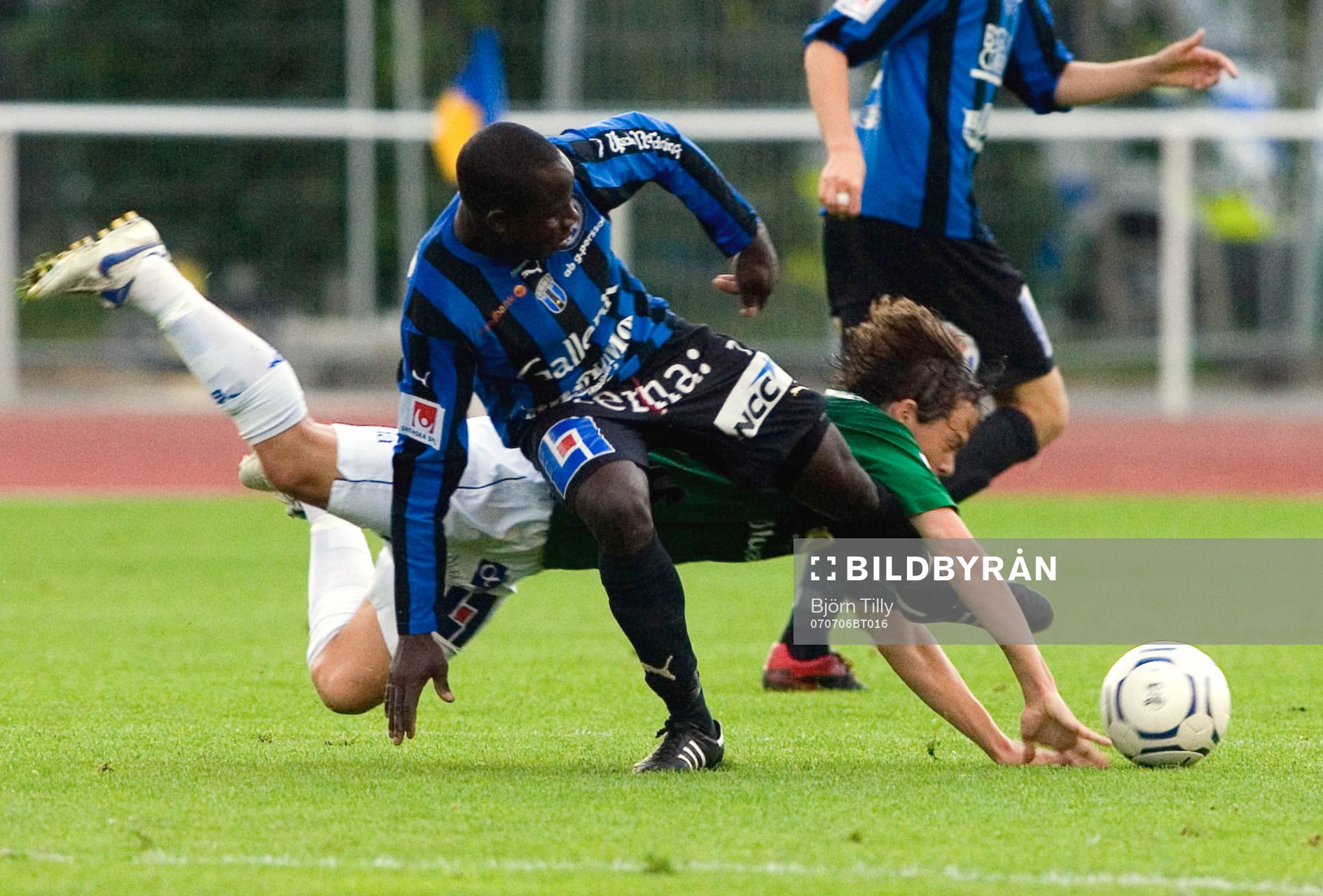  Daouda Sall, Sirius och Fredrik Fendrich, Jönköping.