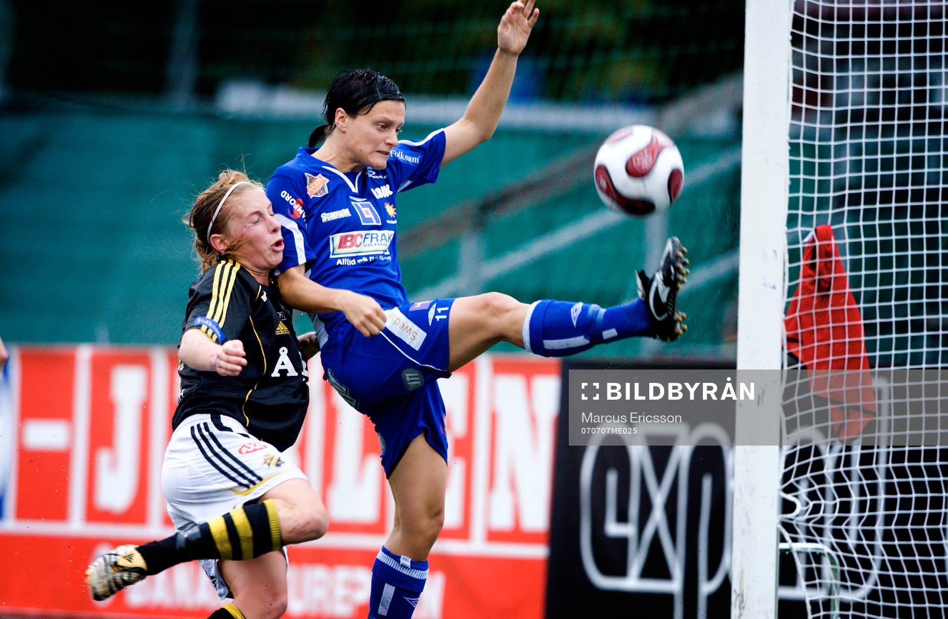 Ingrid Bohlin, AIK och Amelie Rybeck, QBIK