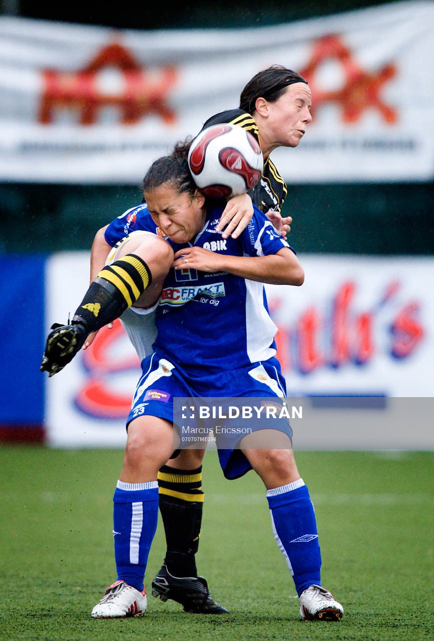  Jennifer Meier, QBIK och Frida Höglund, AIK
