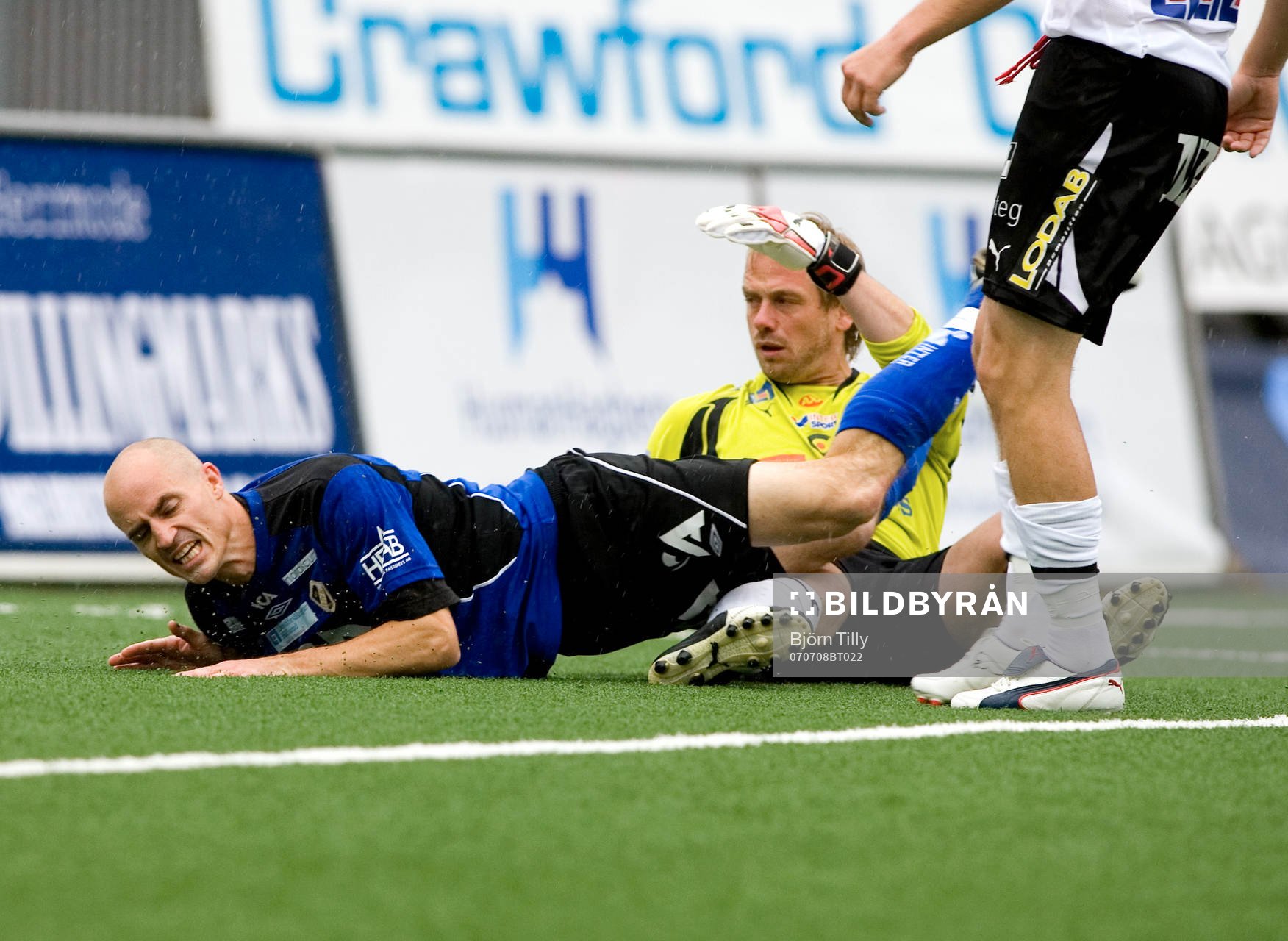 Magnus Arvidsson, Halmstad, fixade straff