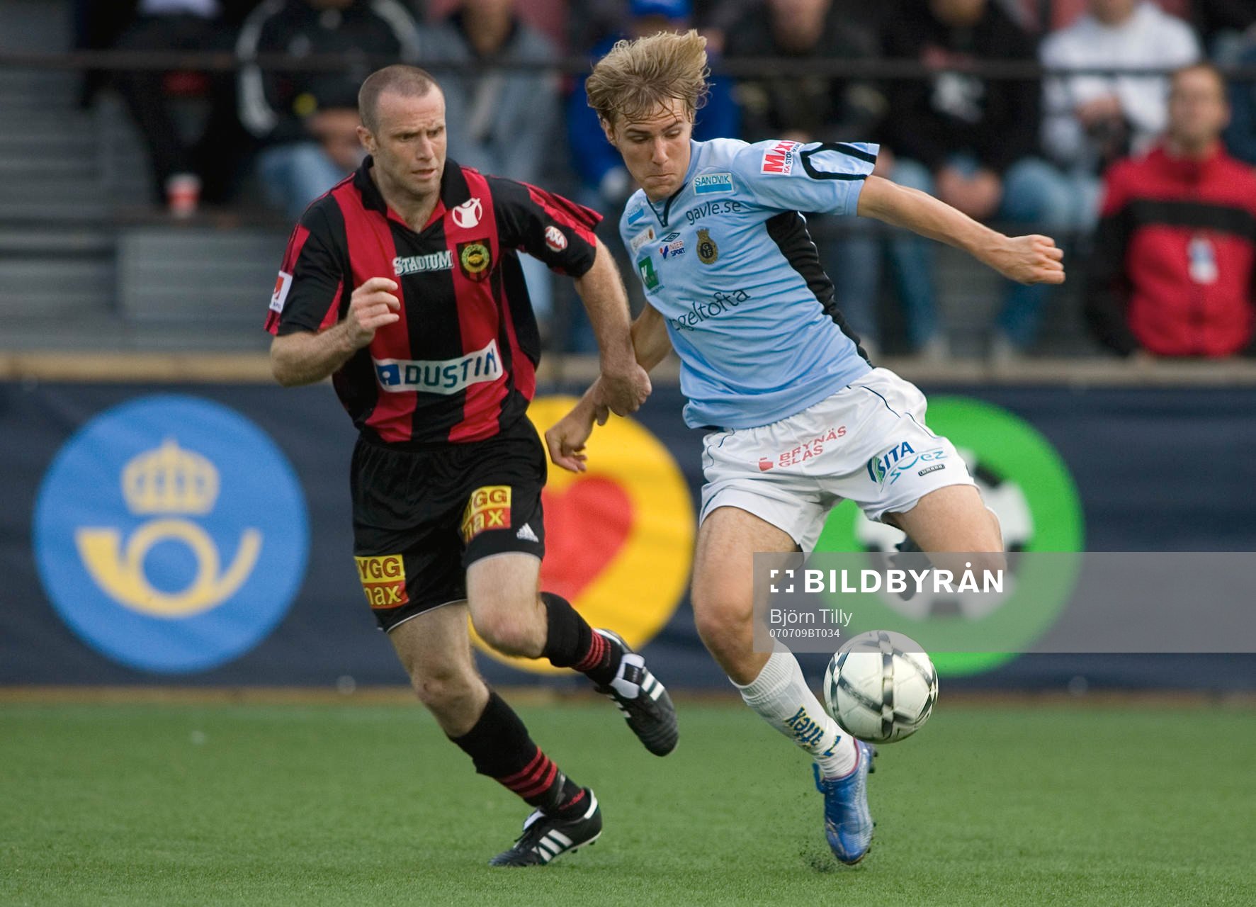Markus Karlsson, Brommapojkarna,  och Johan Oremo, Gefle