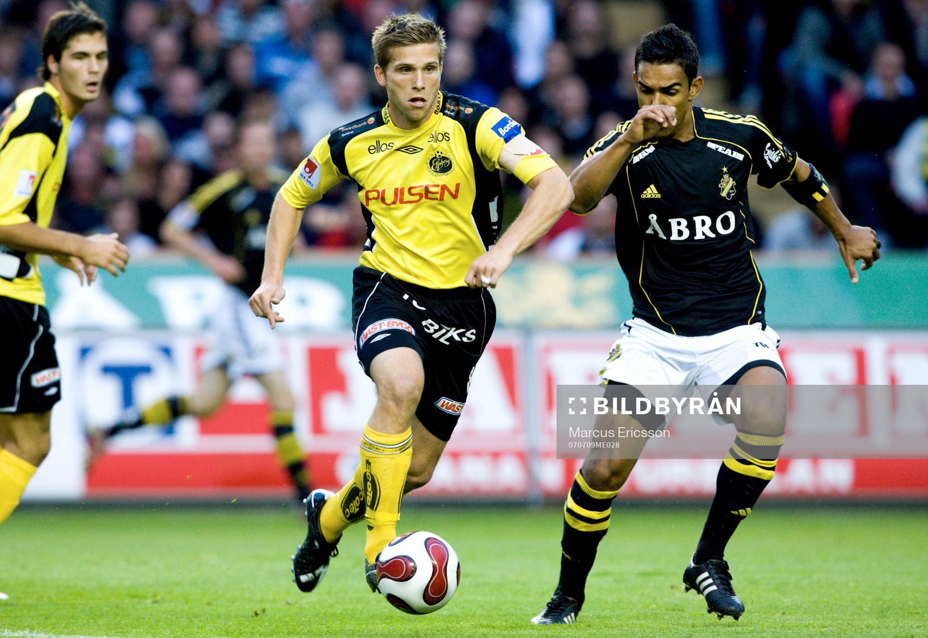 Anders Svensson, Elfsborg, och Wilton Figueiredo, AIK