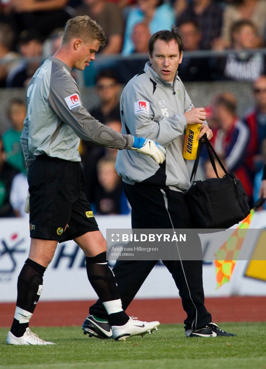 Erland Hellström, Hammarby, målvakt, skadad
