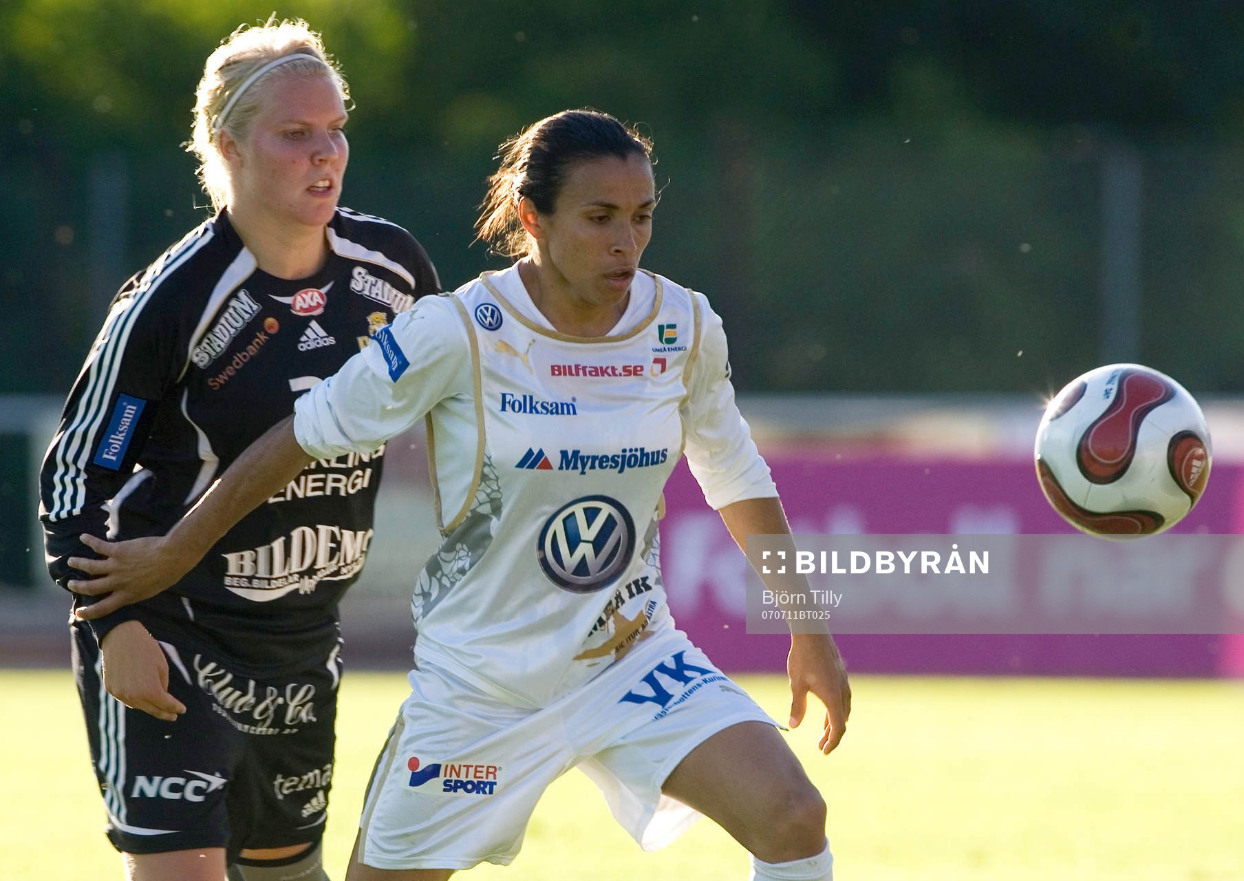Moa Eriksson, Bälinge och Marta da Silva, Umeå