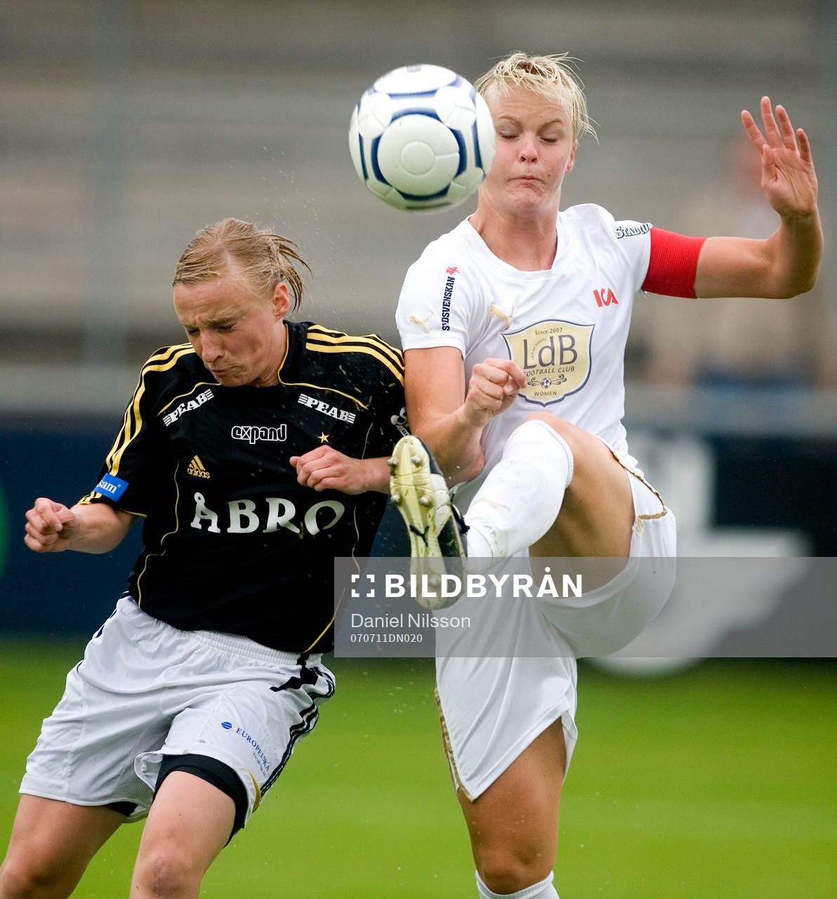 Nilla Fischer, Ldb och Sofia Simonsson, AIK