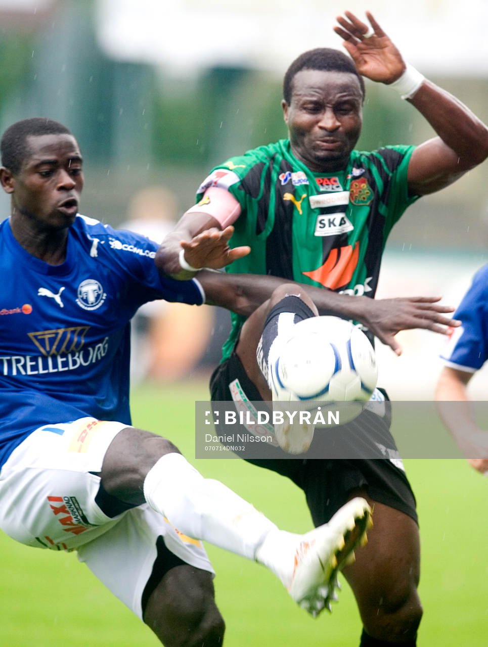 Michael Mensah, Trelleborg och Ipke Epong, Gais
