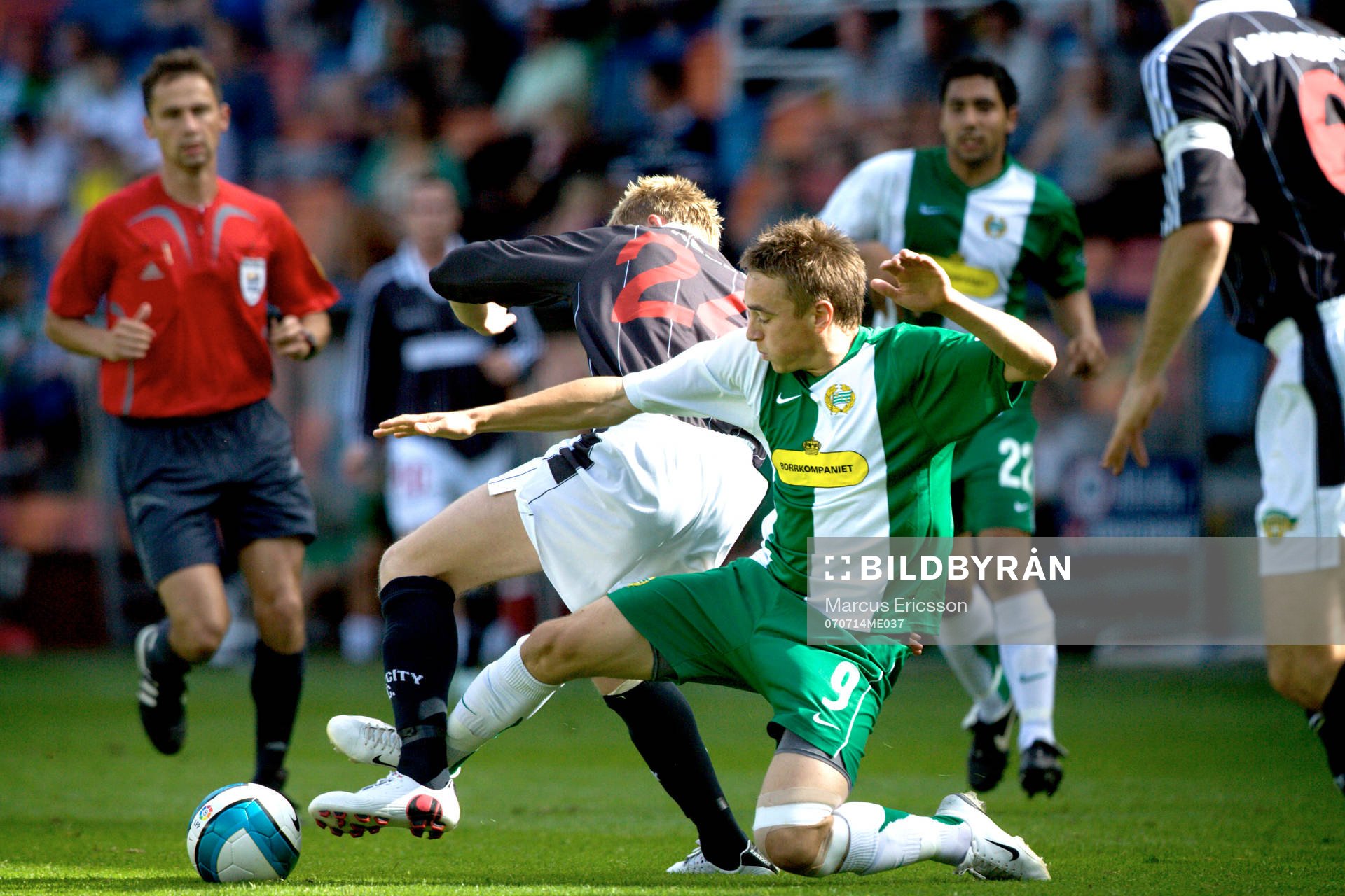 Fotboll, Intertotocupen, Hammarby - Cork City: Petter Andersson, Hammarby, 