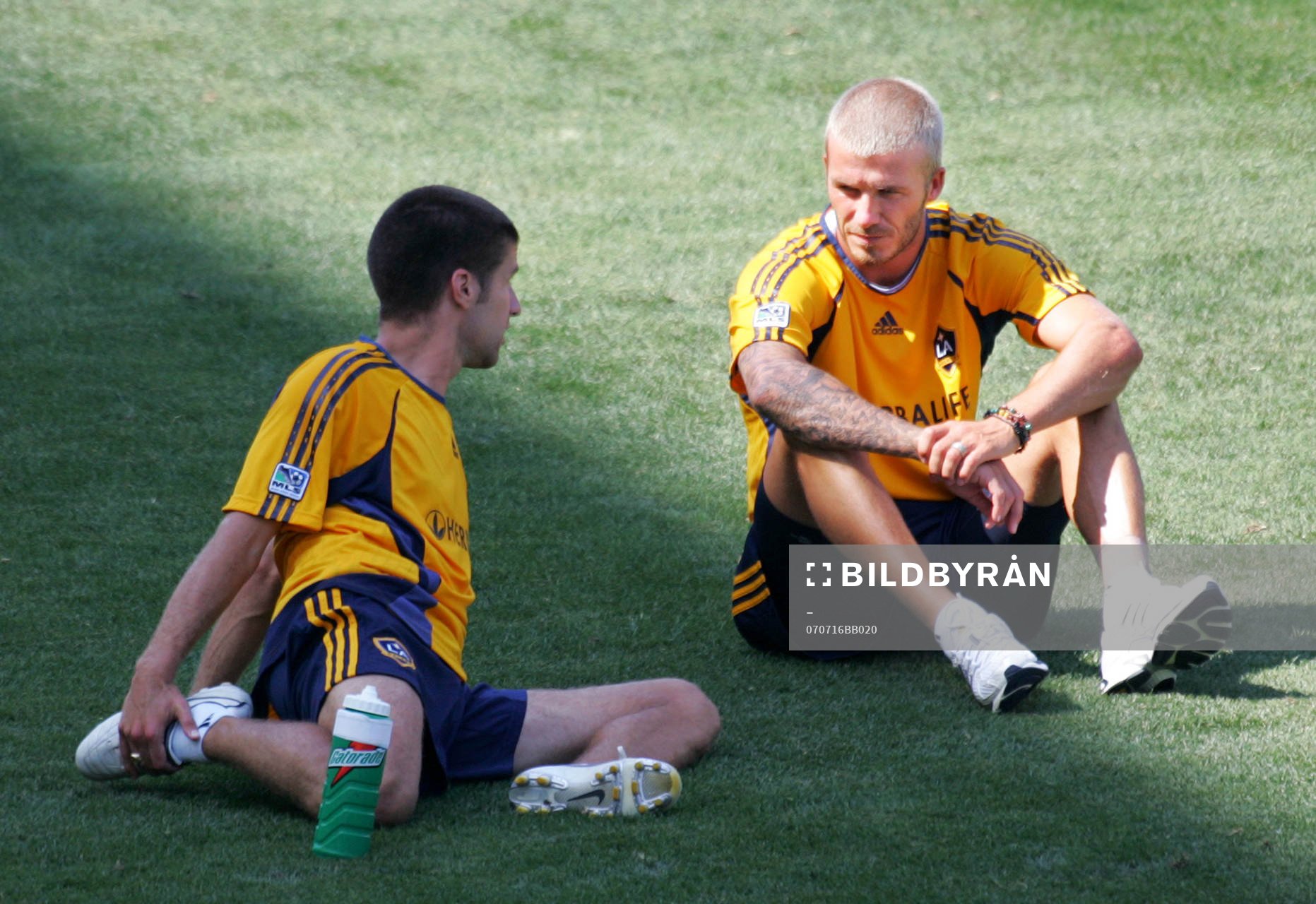 David Beckham, Los Angeles Galaxy tar det lungt med