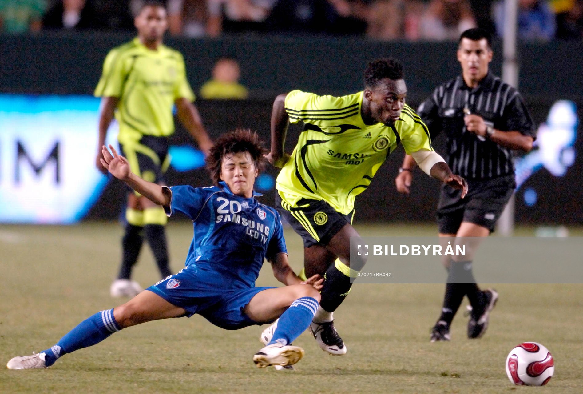 Fotboll, engelsk, Träningsmatch, Samsung Bluewings -