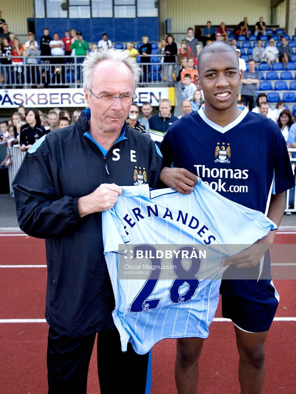 Sven-Göran Eriksson, tränare och Gelson Fernandes
