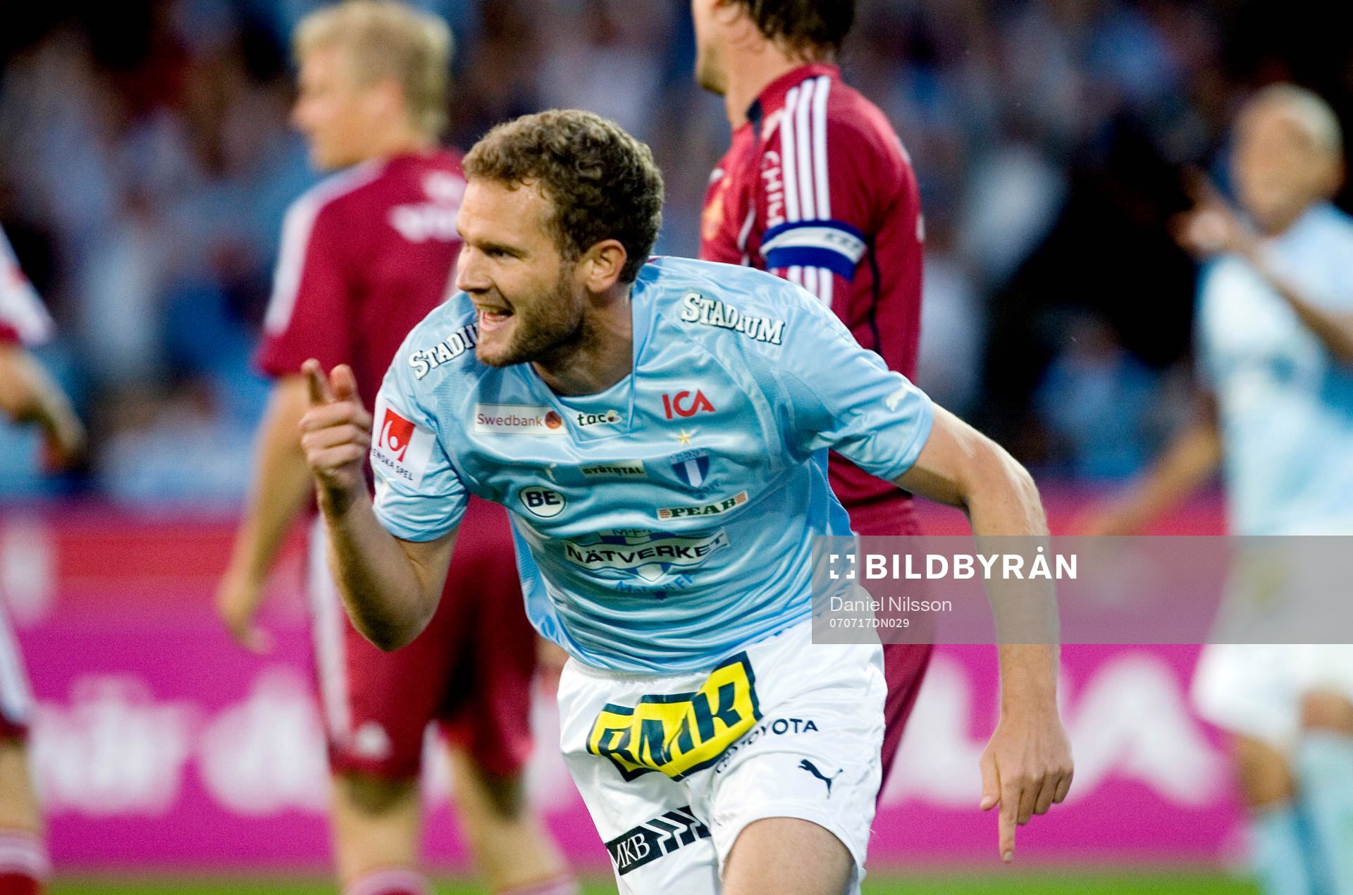  Jonatan Johansson, Malmö, jubel.