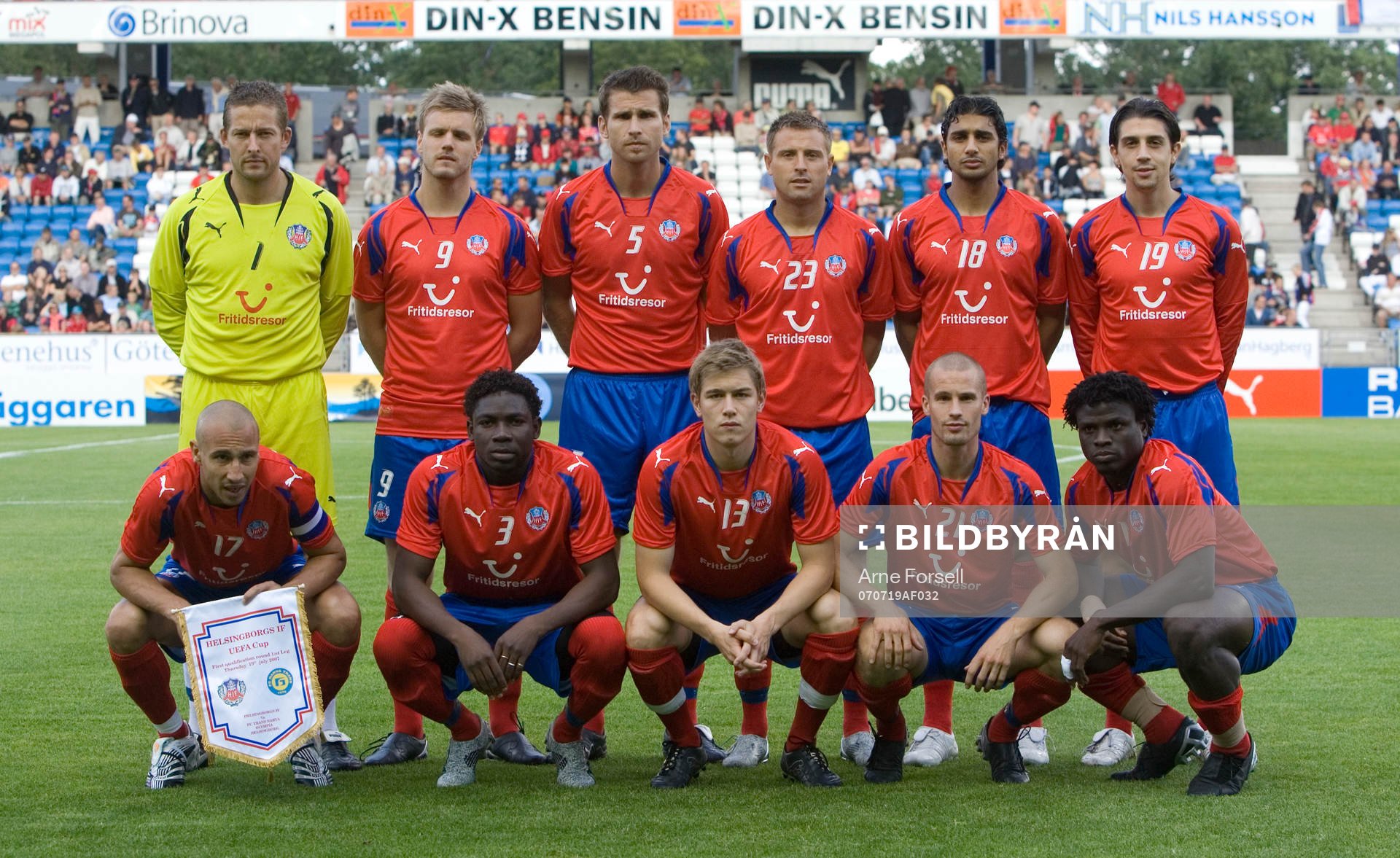 Helsingborg, startelva. Lagbild