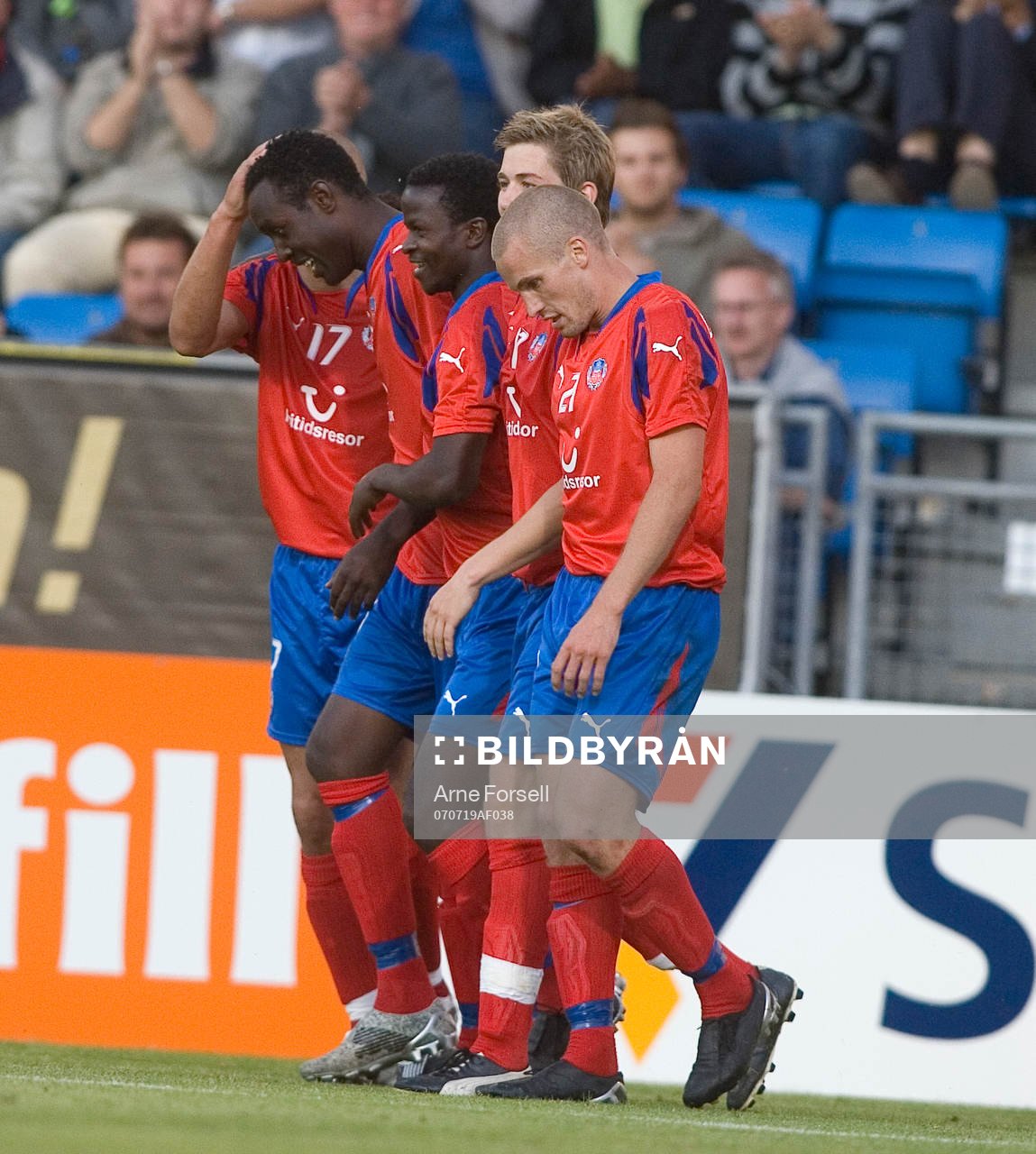 Olivier Karekezi, Helsingborg. Glädje