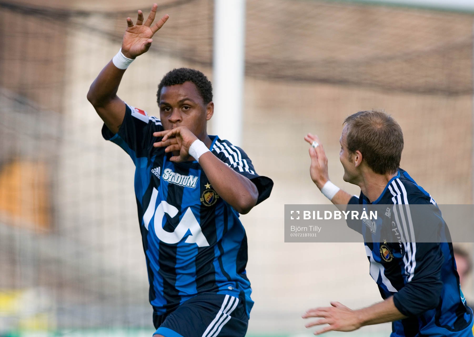 Thiago Quirino Da Silva, Djurgården, jubel