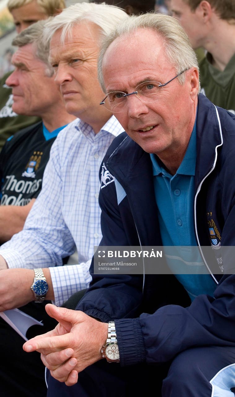 Hans Backe och Sven-Göran (Svennis) Eriksson, tränare,
