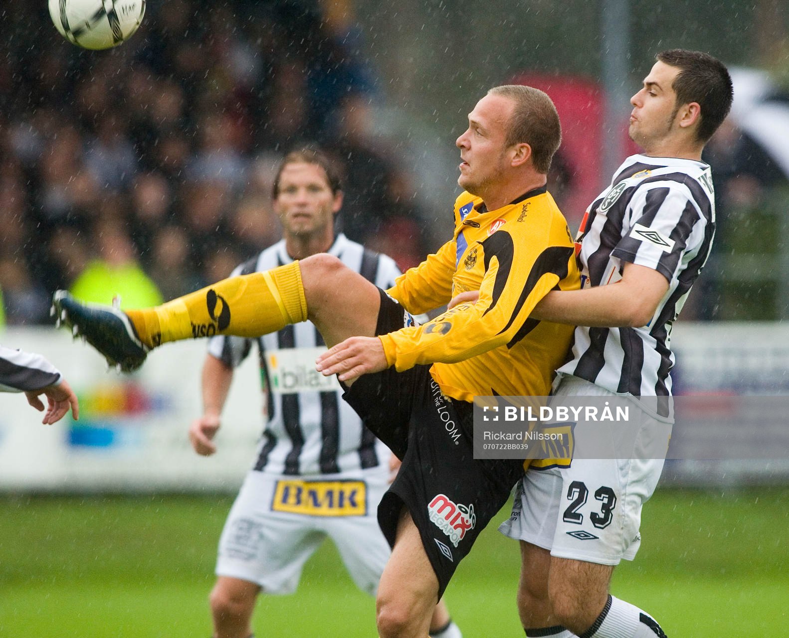 Marcus Ekenberg, Mjällby och Amar Muharemovic, Landskrona