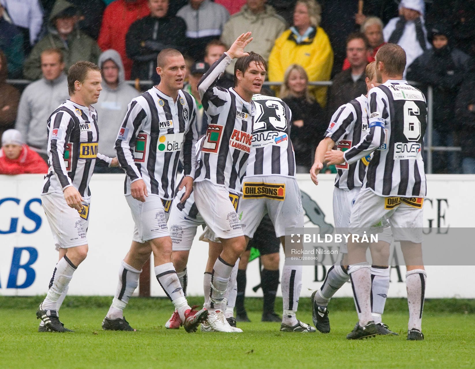  Christoffer Carlsson, Landskrona, jubel.