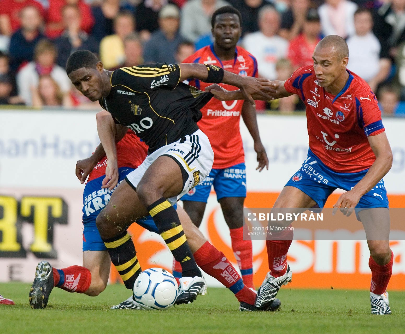 Henrik Larsson och Khari Stephenson